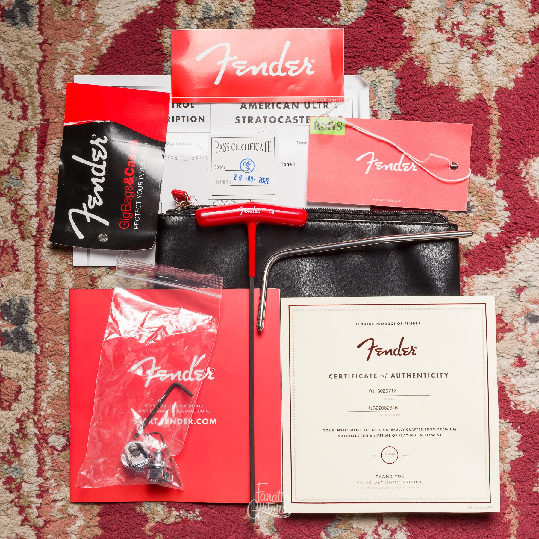 Fender American Ultra Stratocaster HSS - Ultraburst #US22062646 Second Hand