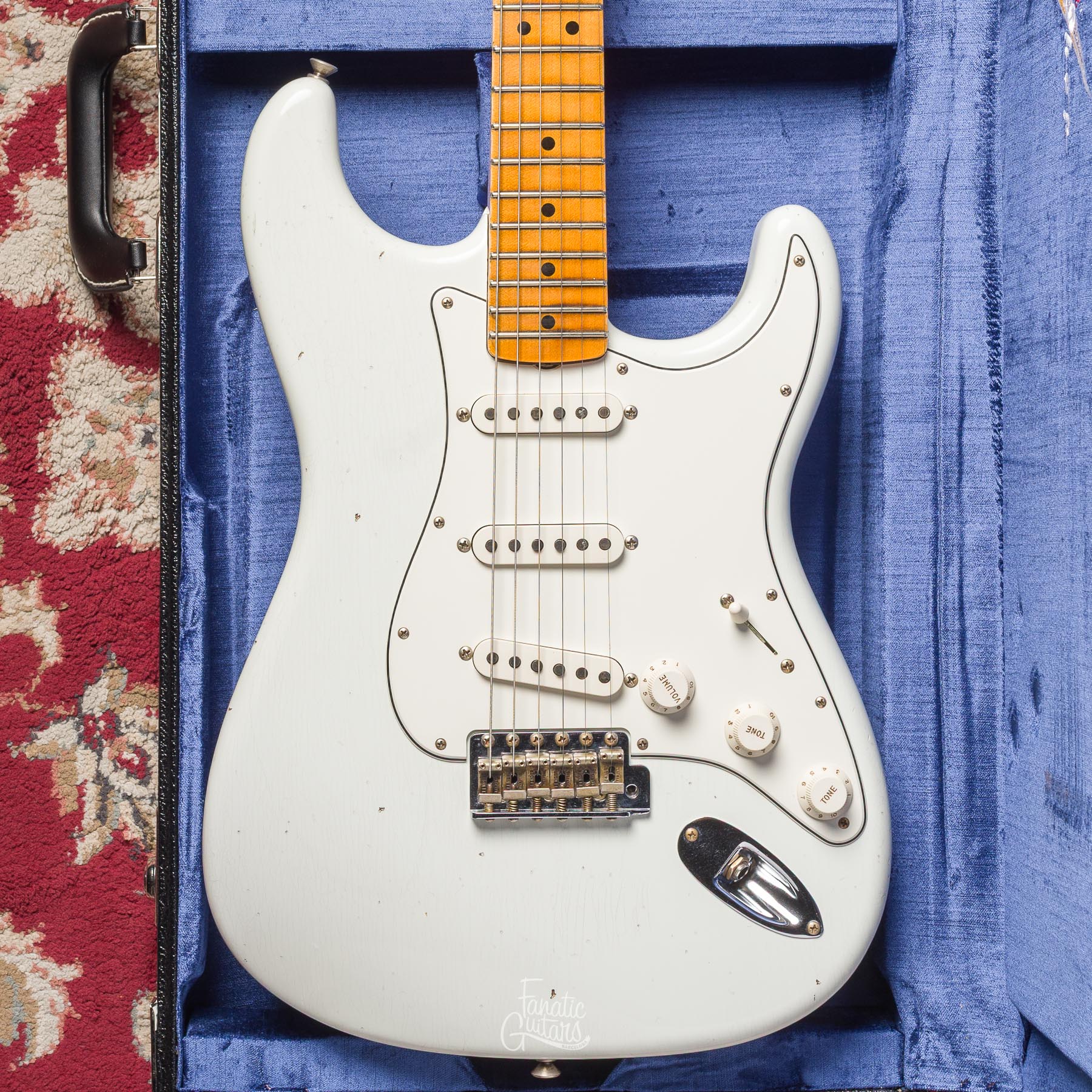 Fender Custom Shop LTD 69 Stratocaster Journeyman Relic - Olympic White #CZ563780 Second Hand
