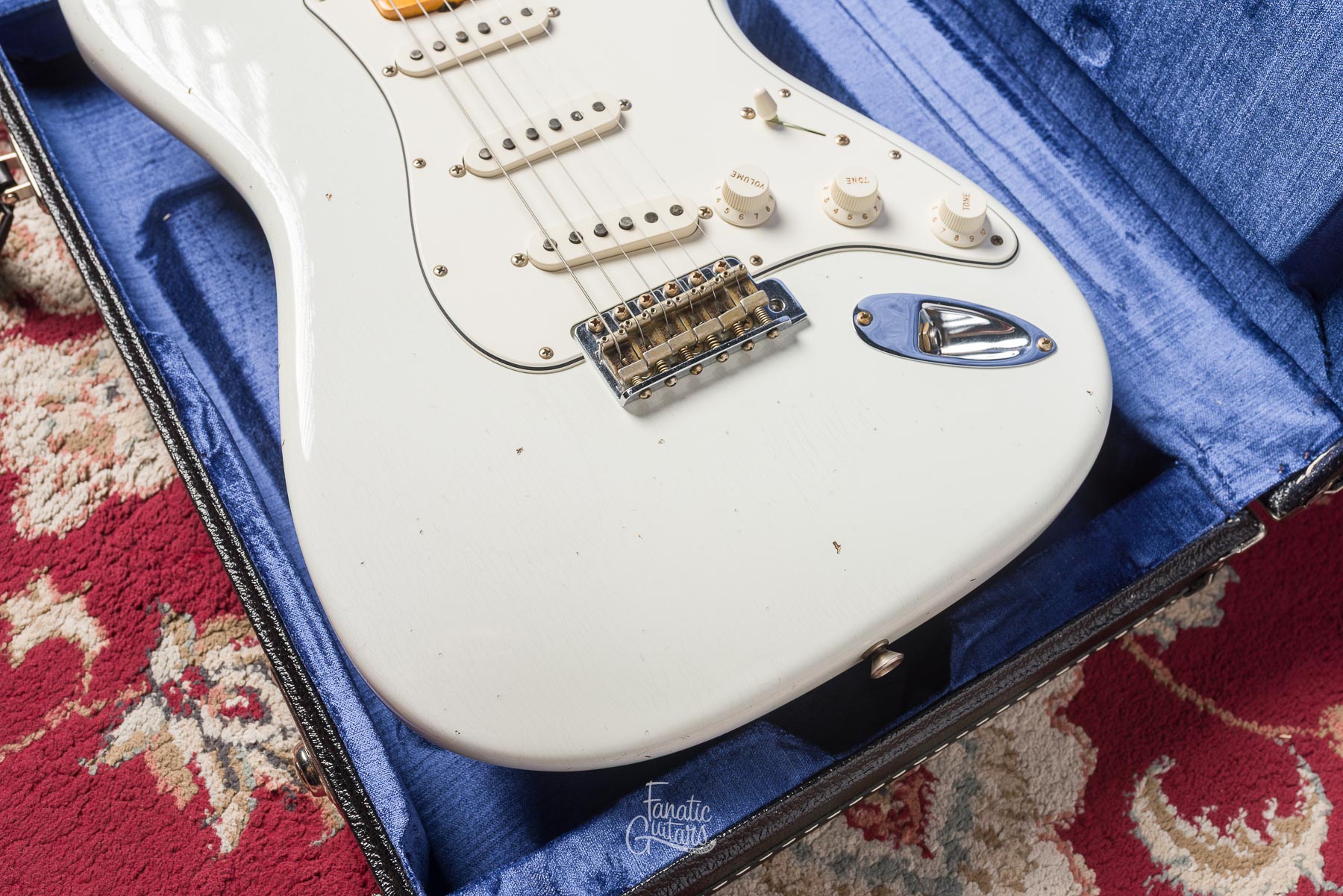 Fender Custom Shop LTD 69 Stratocaster Journeyman Relic - Olympic White #CZ563780 Second Hand