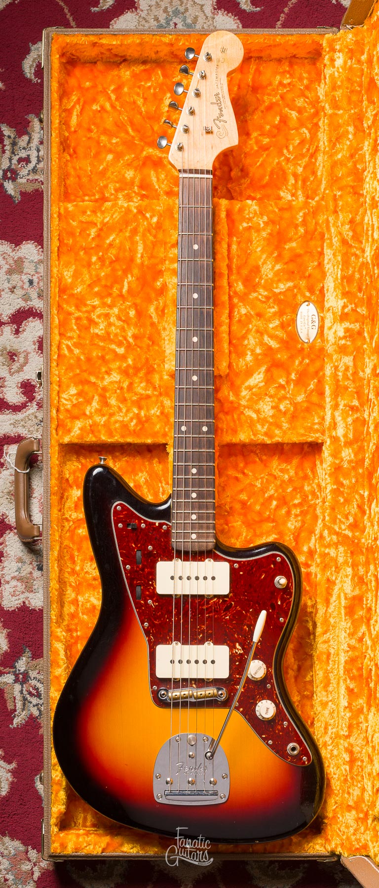 Fender Custom Shop Jazzmaster 62' LCC - 3-Tone Sunburst #R89079 Segunda Mano