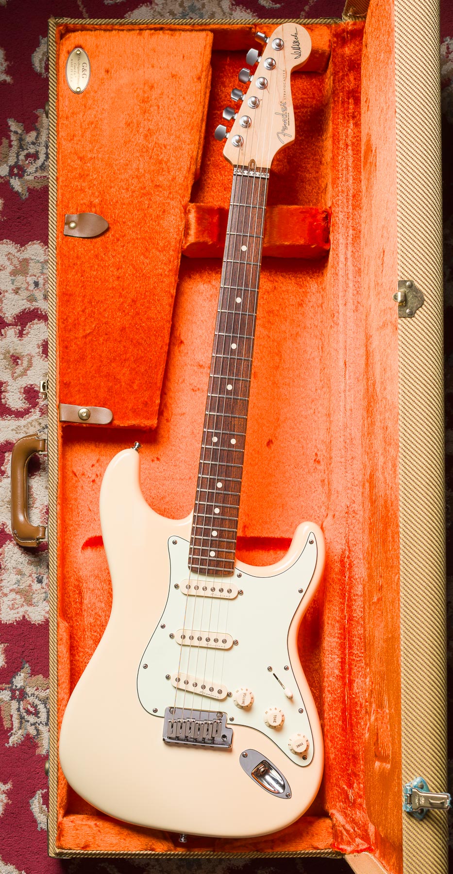 Fender Jeff Beck Stratocaster - Olympic White #SZ9383705 Segunda Mano