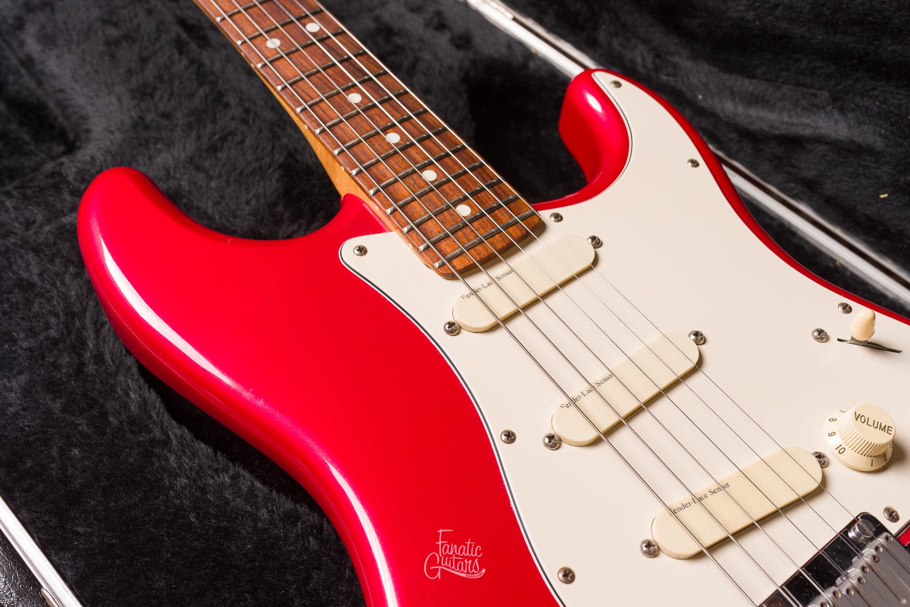 Fender Deluxe Stratocaster Plus 1991 - Red #N1010855 Segunda Mano