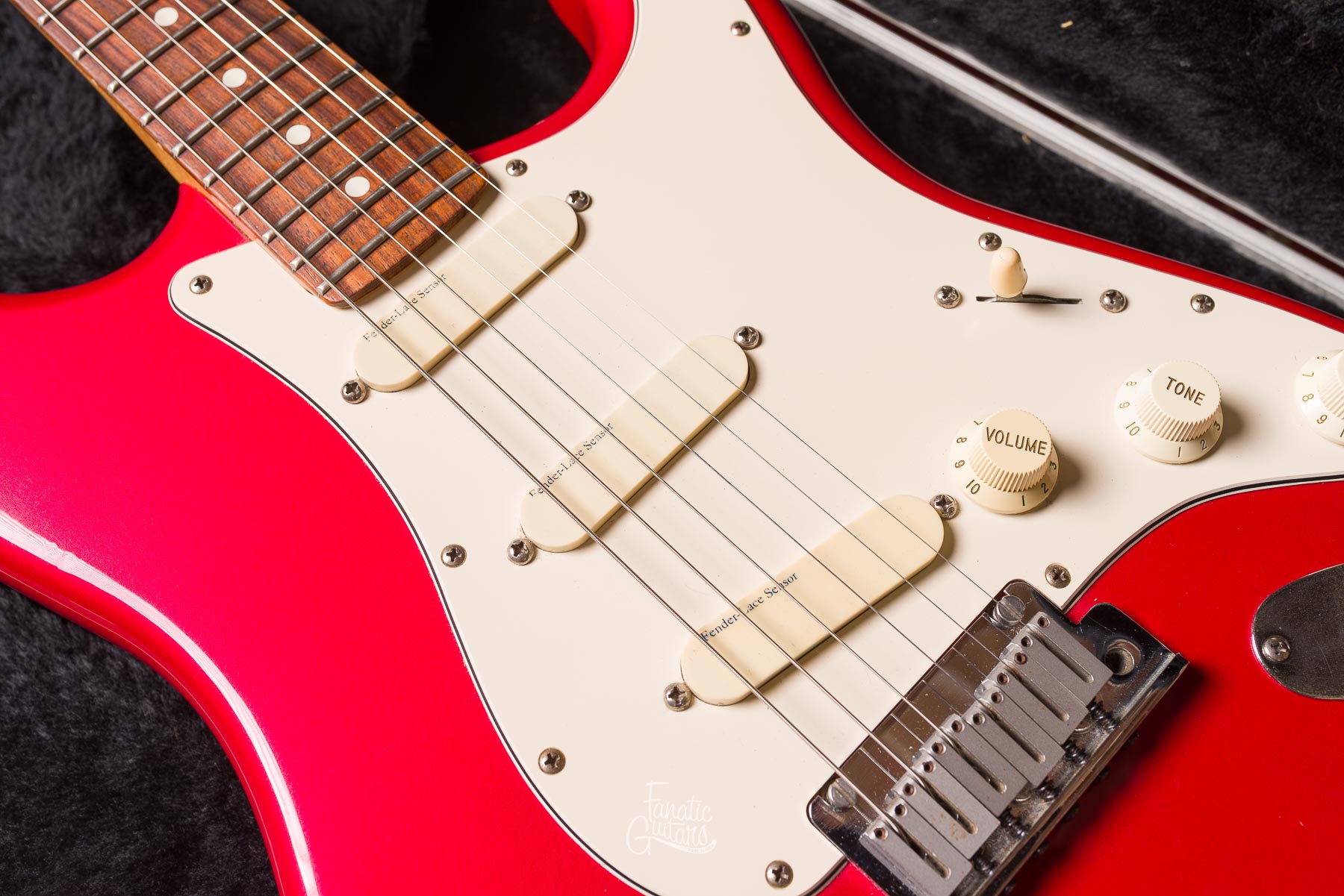 Fender Deluxe Stratocaster Plus 1991 - Red #N1010855 Segunda Mano