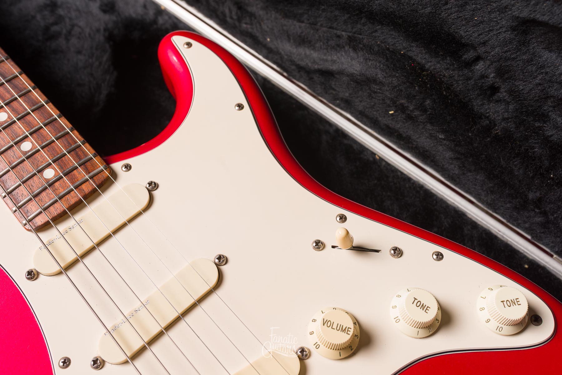 Fender Deluxe Stratocaster Plus 1991 - Red #N1010855 Segunda Mano