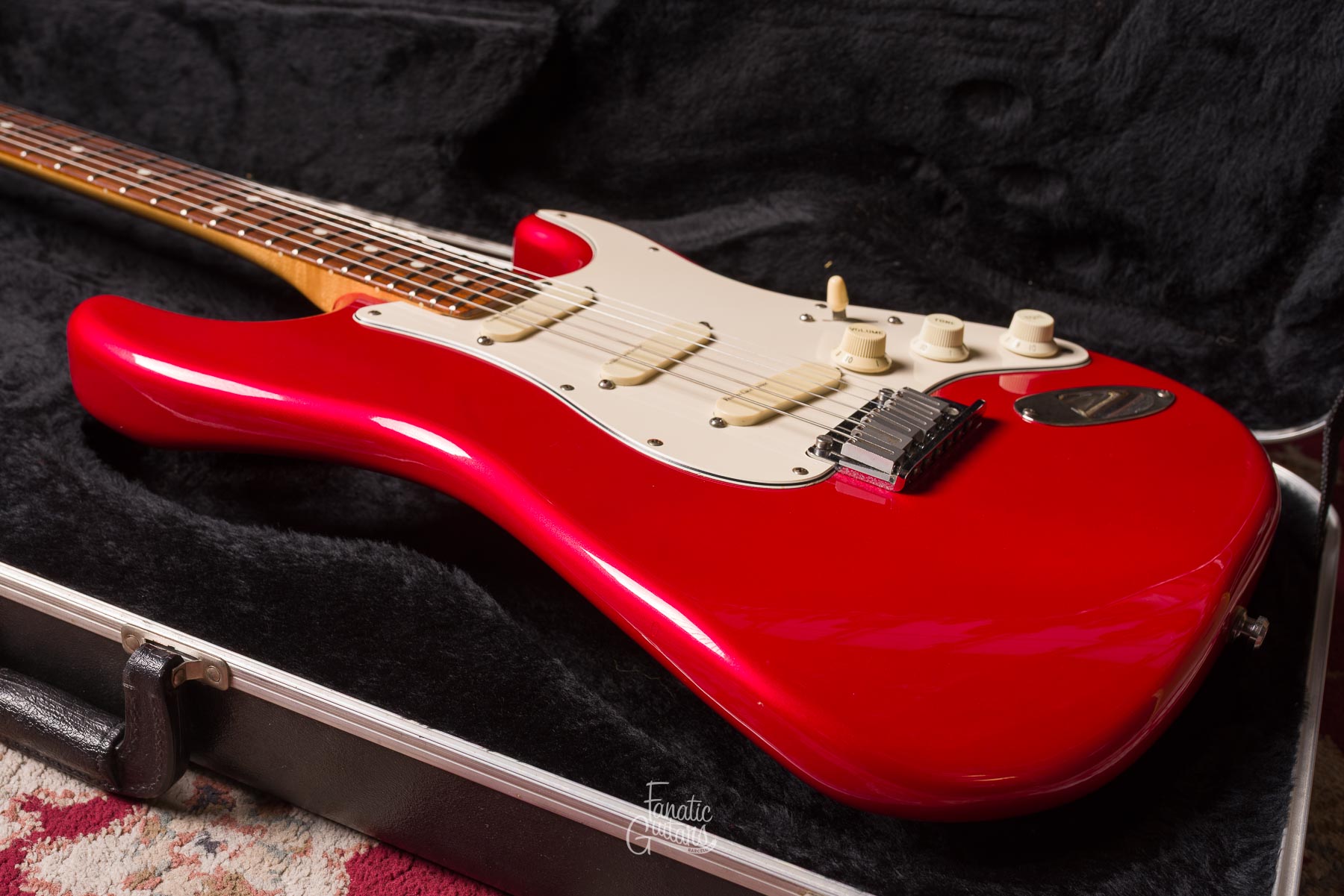 Fender Deluxe Stratocaster Plus 1991 - Red #N1010855 Segunda Mano