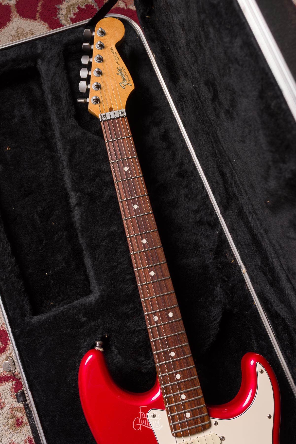 Fender Deluxe Stratocaster Plus 1991 - Red #N1010855 Segunda Mano