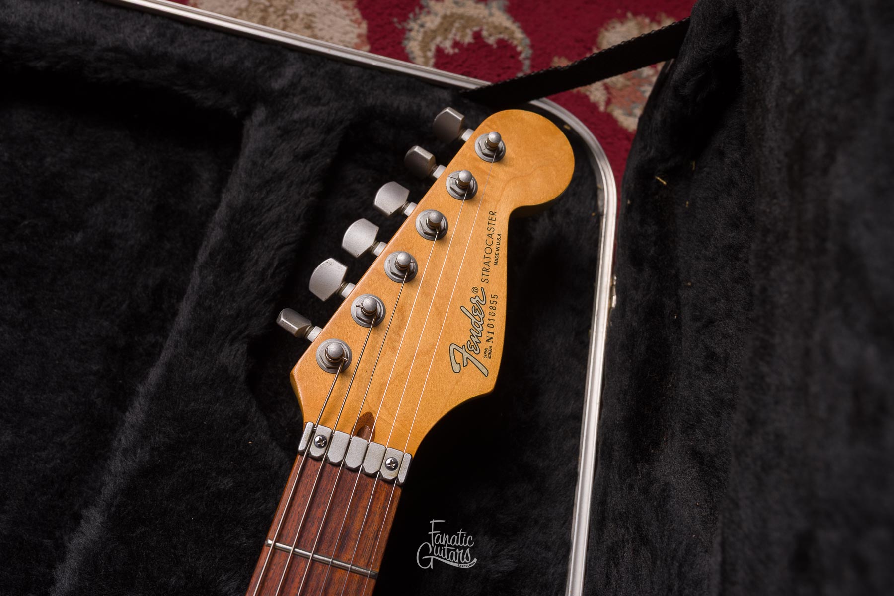 Fender Deluxe Stratocaster Plus 1991 - Red #N1010855 Segunda Mano