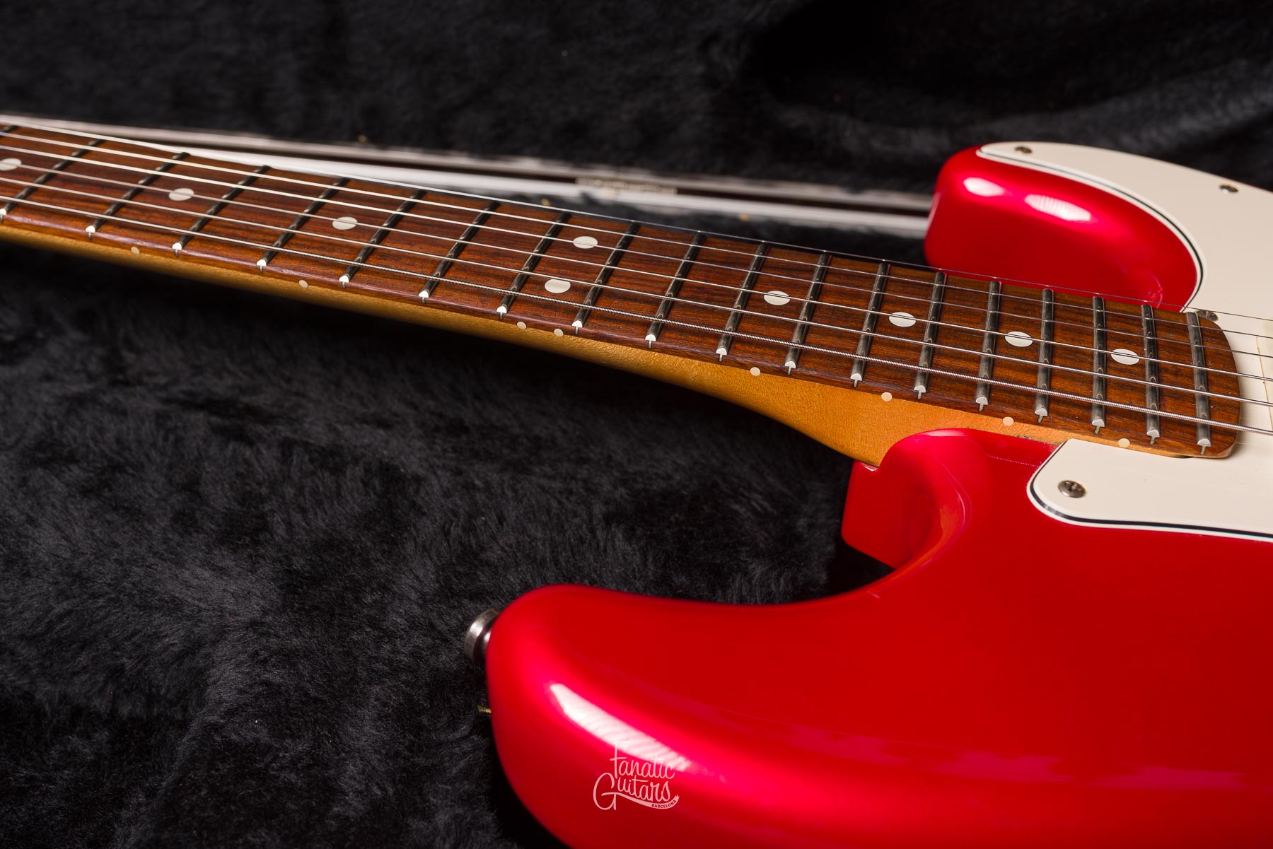 Fender Deluxe Stratocaster Plus 1991 - Red #N1010855 Segunda Mano