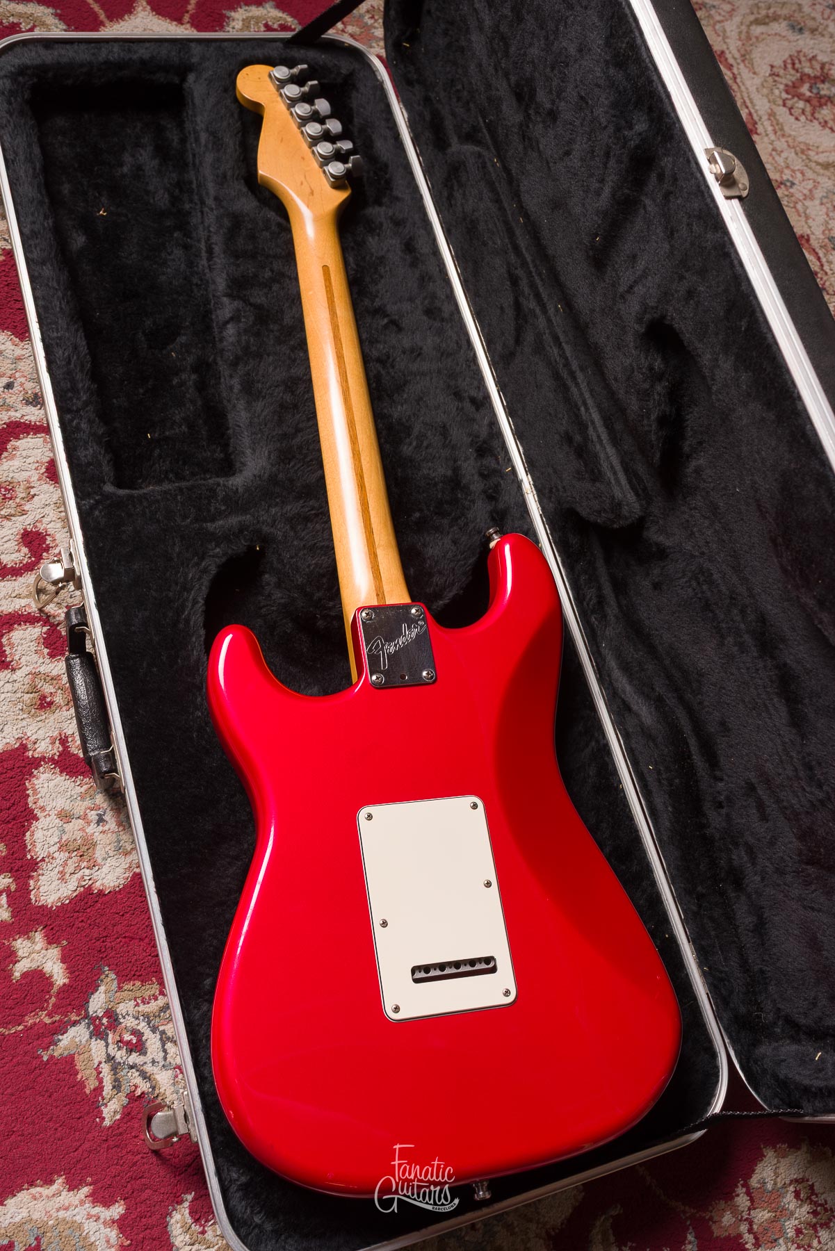 Fender Deluxe Stratocaster Plus 1991 - Red #N1010855 Segunda Mano