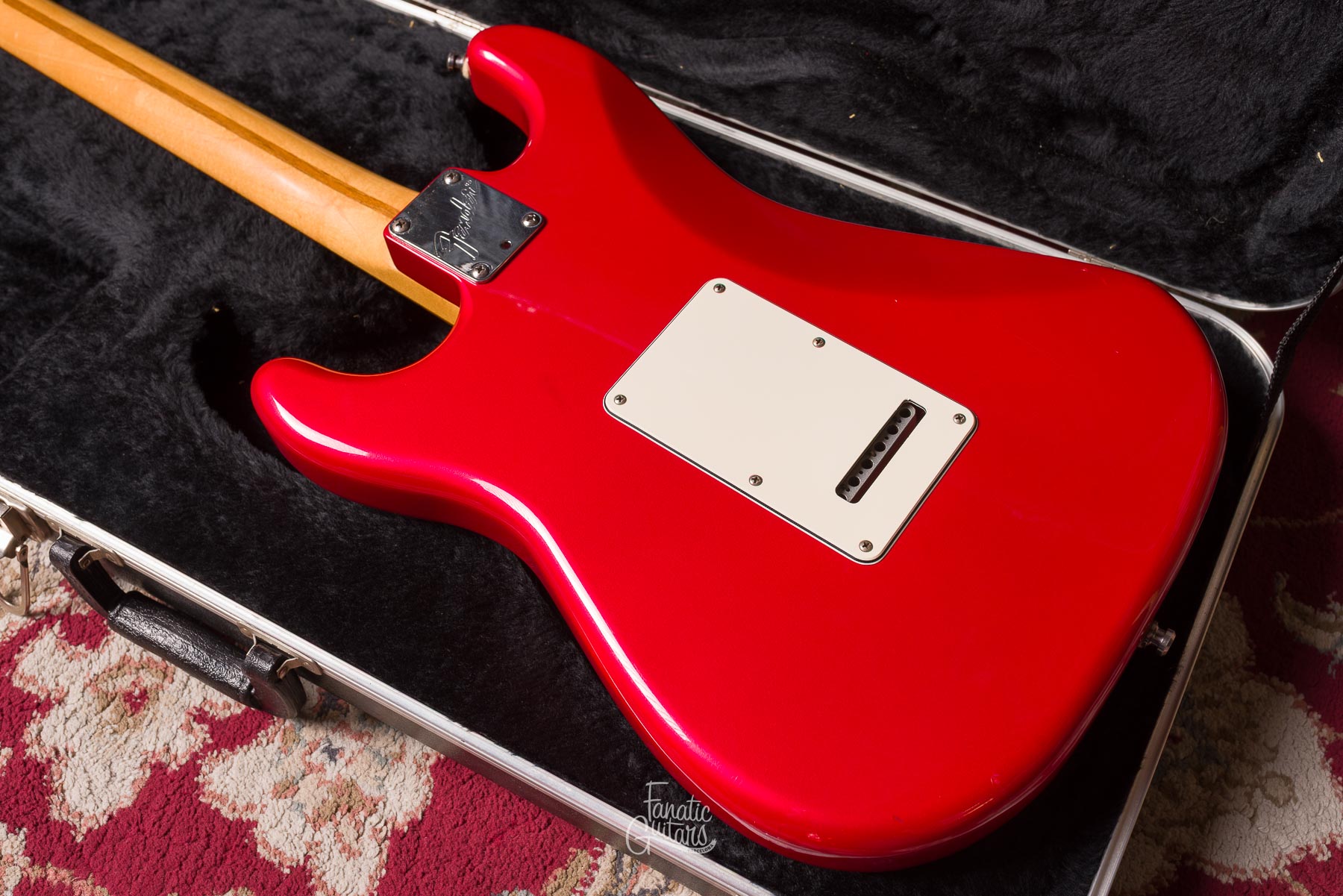 Fender Deluxe Stratocaster Plus 1991 - Red #N1010855 Segunda Mano