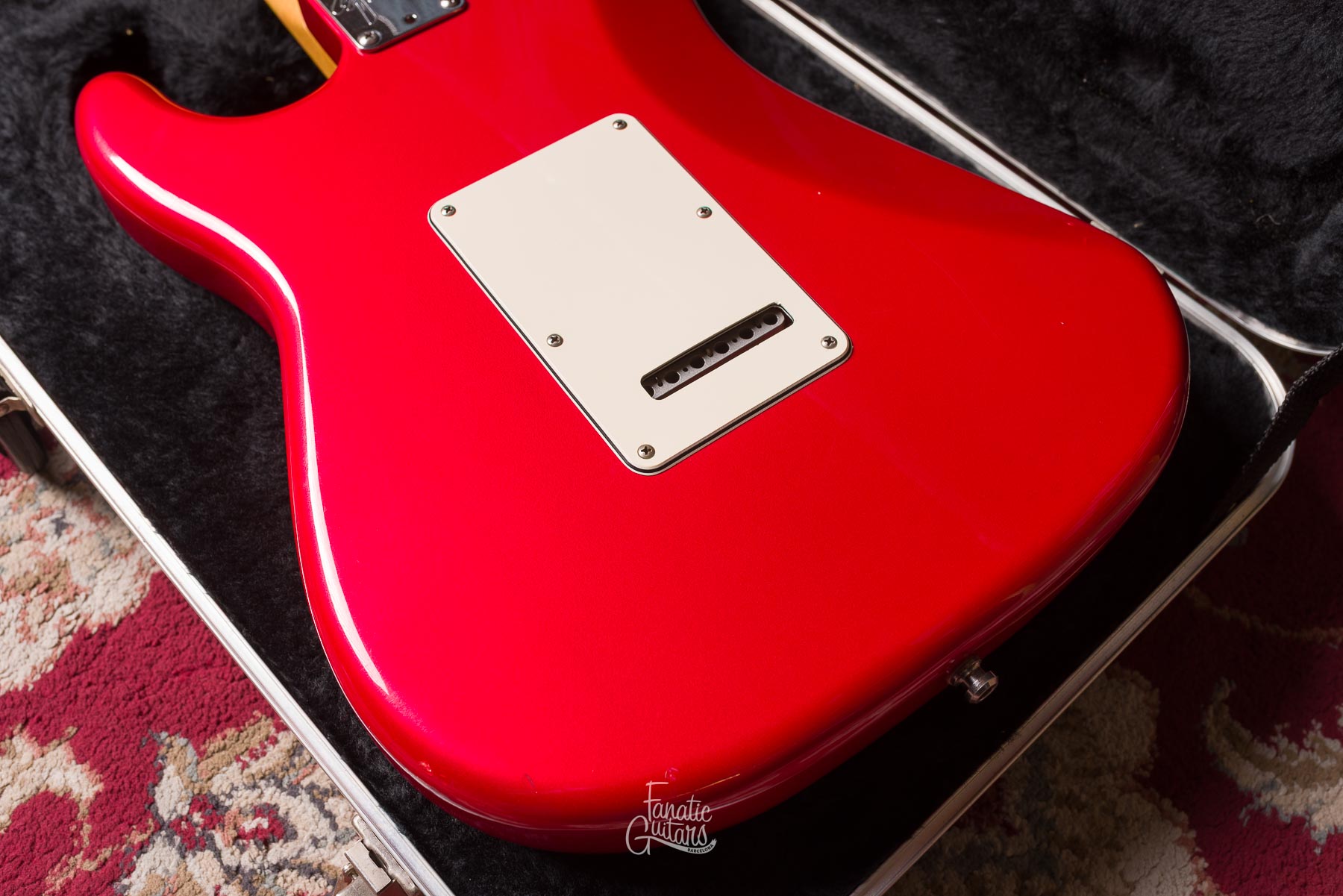 Fender Deluxe Stratocaster Plus 1991 - Red #N1010855 Segunda Mano