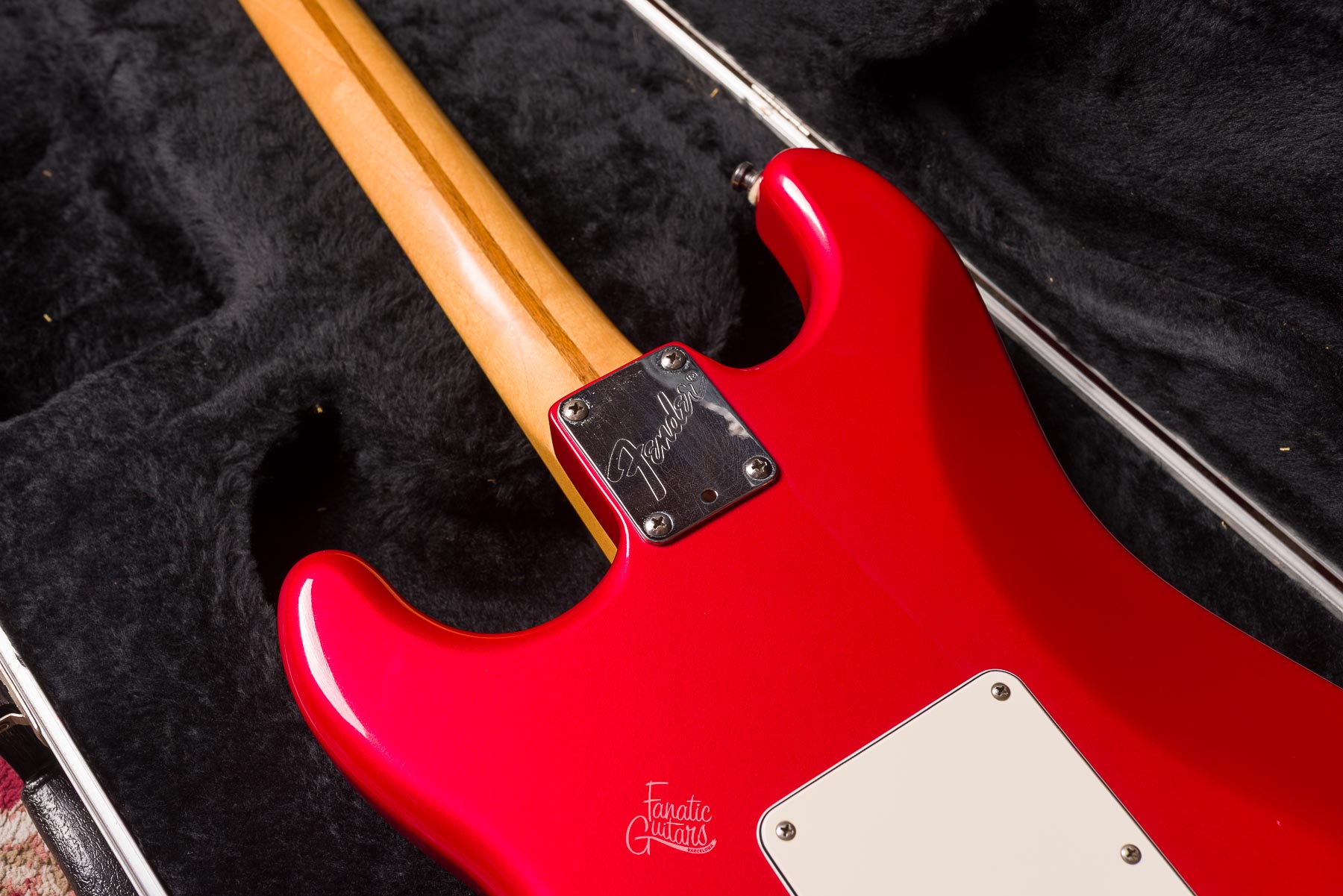 Fender Deluxe Stratocaster Plus 1991 - Red #N1010855 Segunda Mano