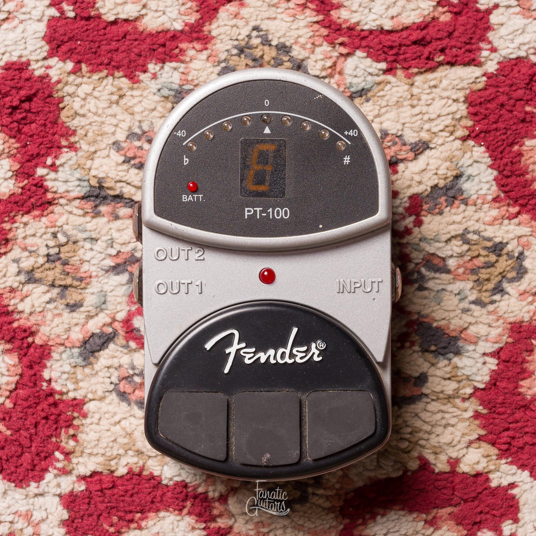 Fender PT-100 Pedal Tuner #034057 Second Hand