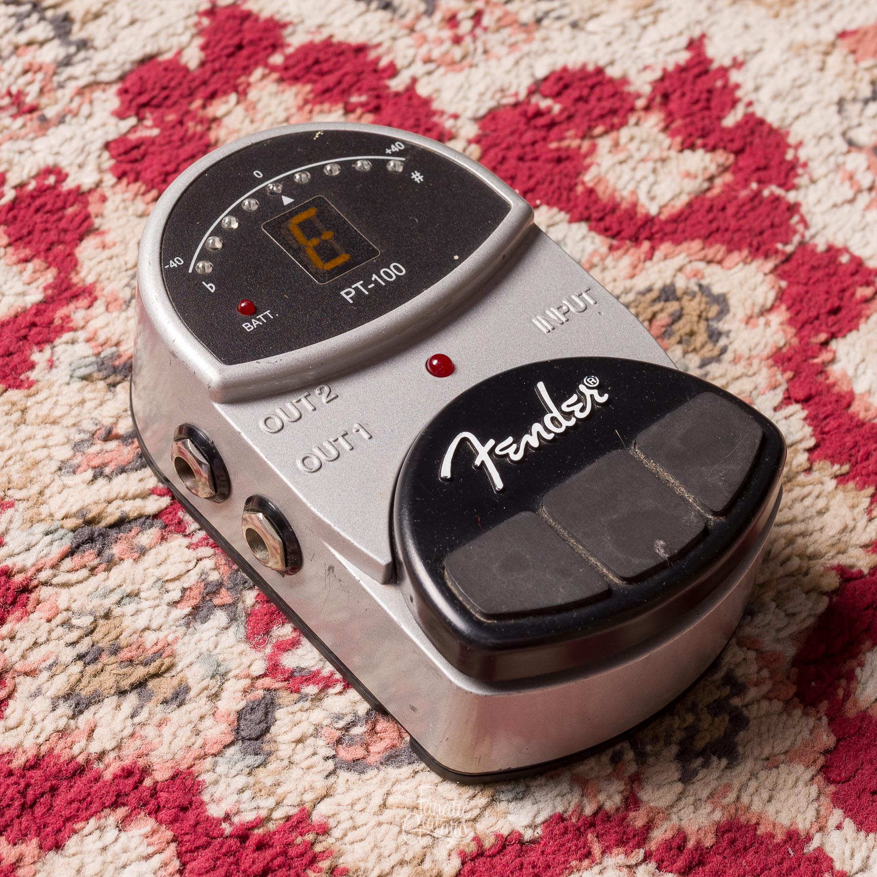 Fender PT-100 Pedal Tuner #034057 Second Hand