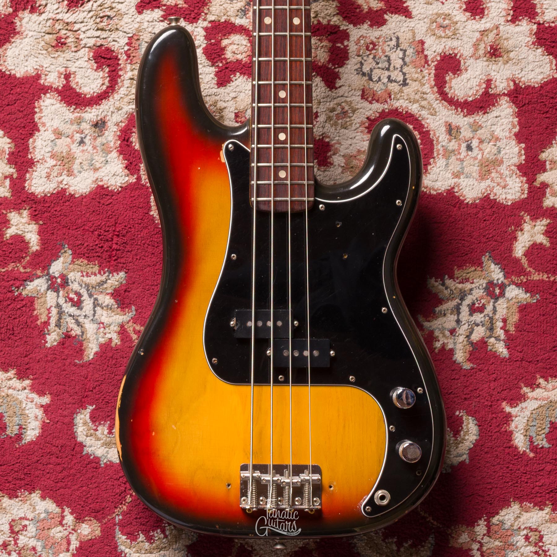 Fender Precision Bass 1975 - Sunburst #626430 Second Hand