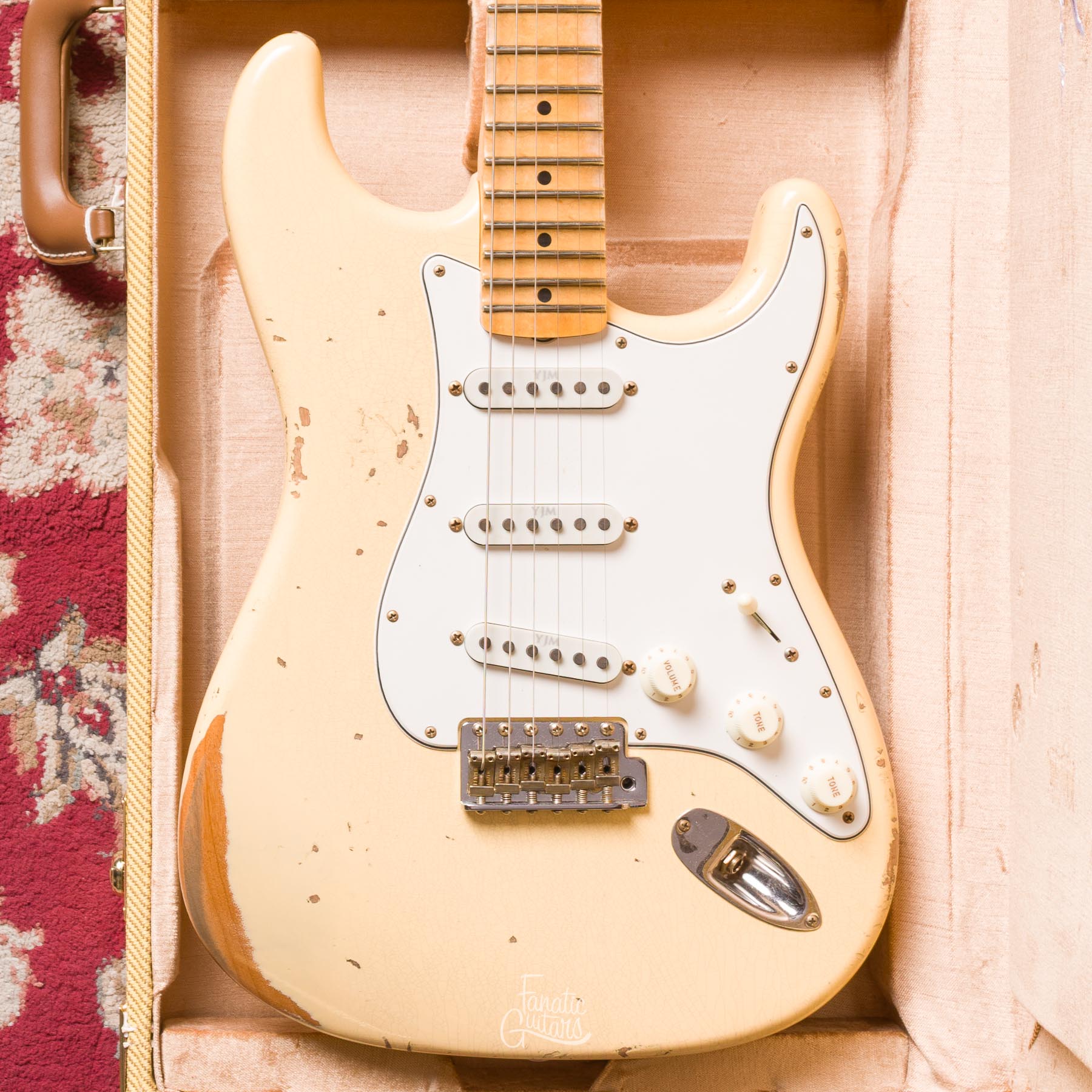 Fender Custom Shop Yngwie Malmsteen Stratocaster - Vintage White Heavy Relic