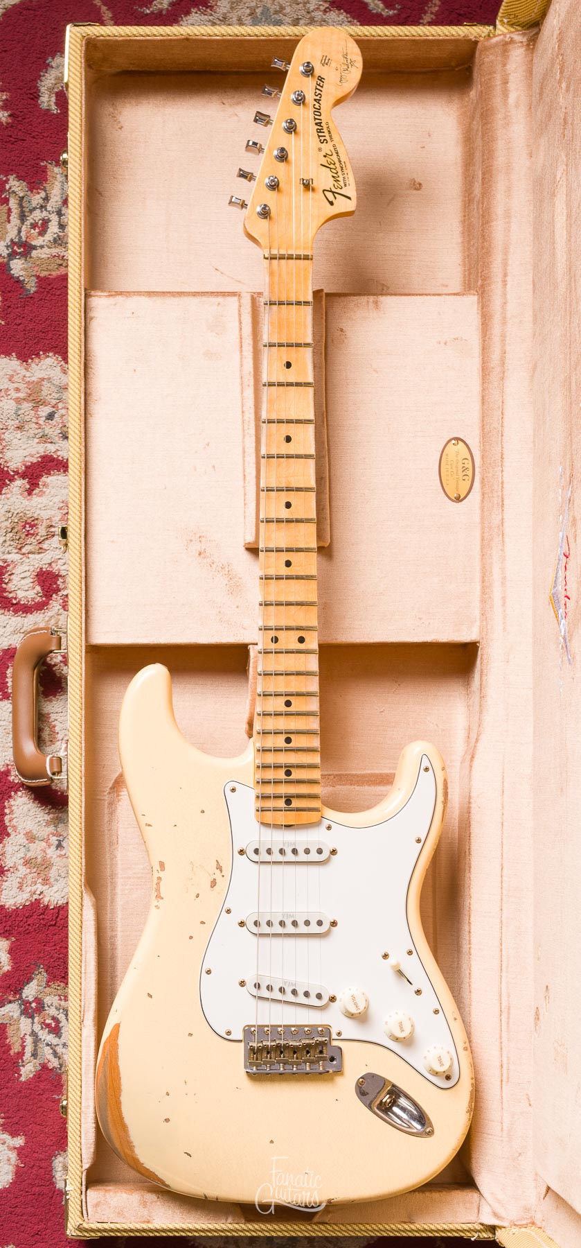 Fender Custom Shop Yngwie Malmsteen Stratocaster - Vintage White Heavy Relic