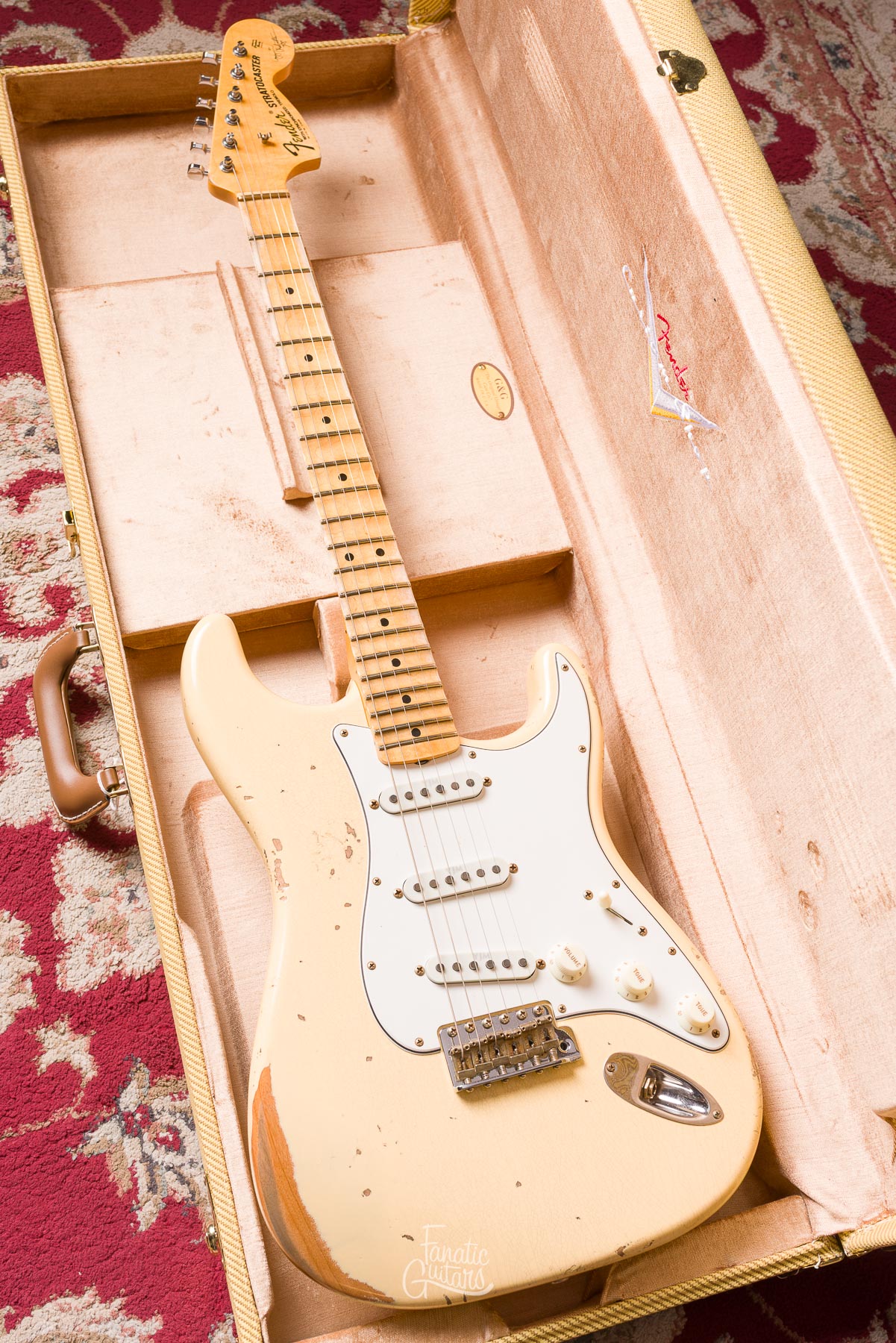 Fender Custom Shop Yngwie Malmsteen Stratocaster - Vintage White Heavy Relic