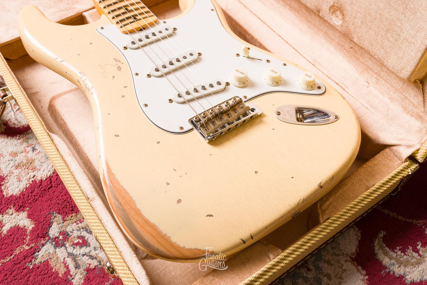 Fender Custom Shop Yngwie Malmsteen Stratocaster - Vintage White Heavy Relic