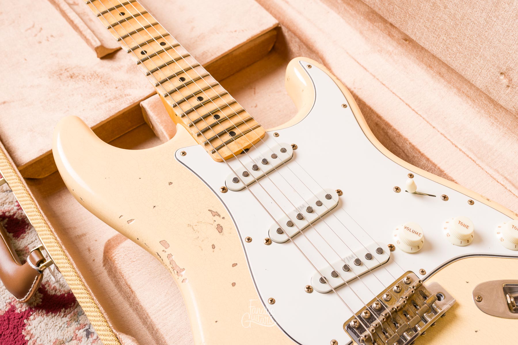 Fender Custom Shop Yngwie Malmsteen Stratocaster - Vintage White Heavy Relic