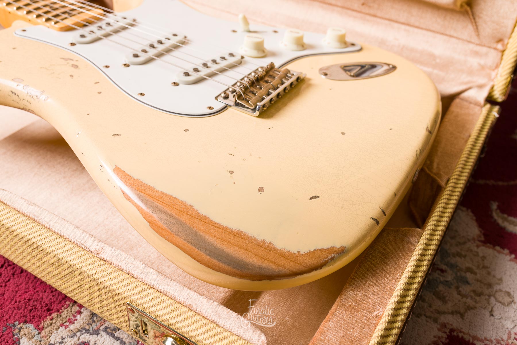 Fender Custom Shop Yngwie Malmsteen Stratocaster - Vintage White Heavy Relic