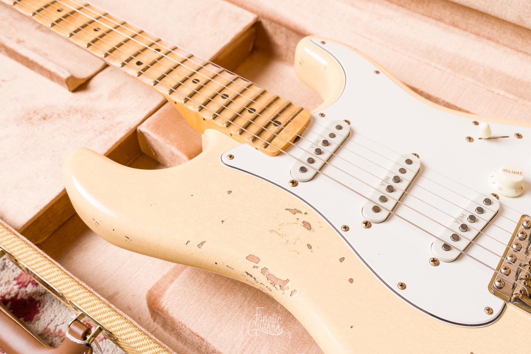 Fender Custom Shop Yngwie Malmsteen Stratocaster - Vintage White Heavy Relic
