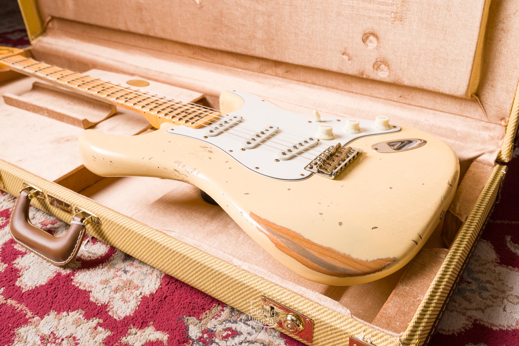 Fender Custom Shop Yngwie Malmsteen Stratocaster - Vintage White Heavy Relic