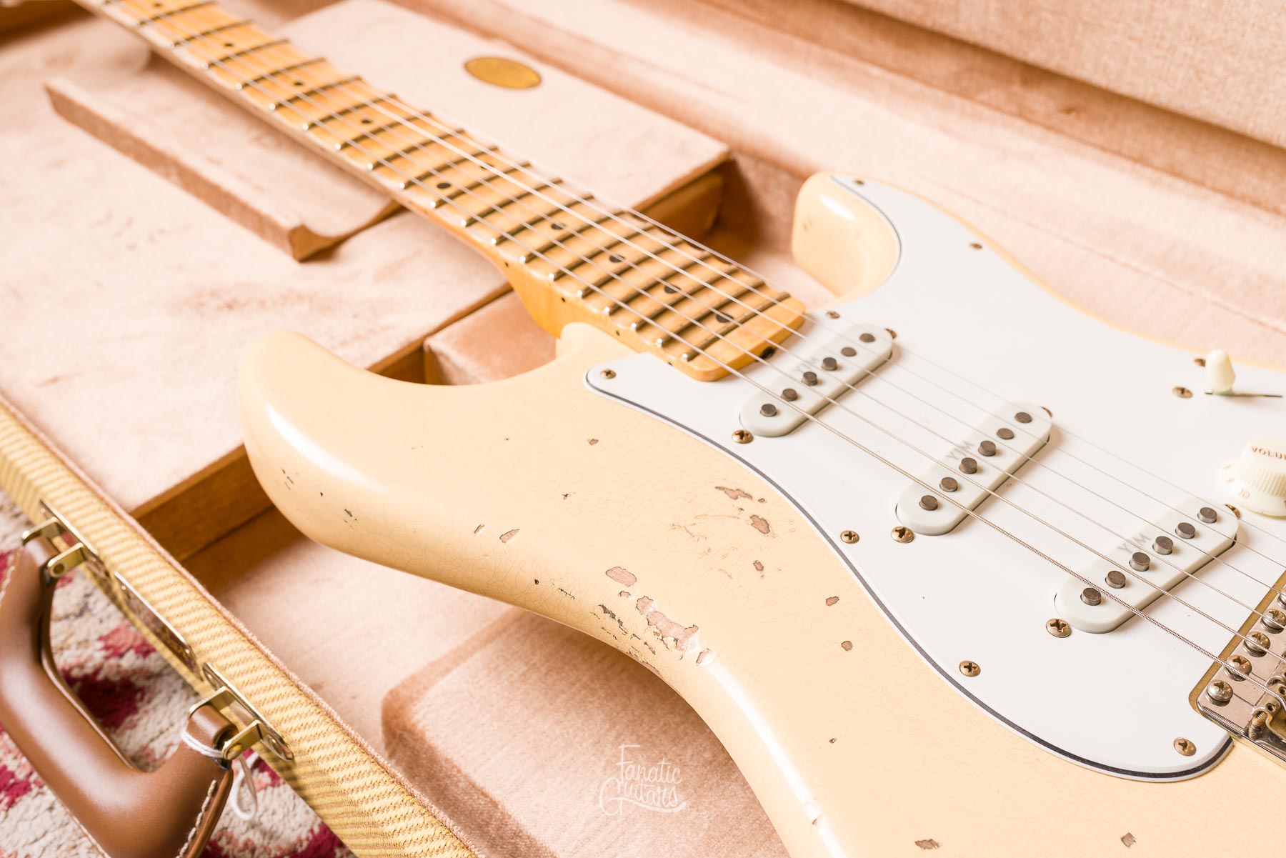 Fender Custom Shop Yngwie Malmsteen Stratocaster - Vintage White Heavy Relic