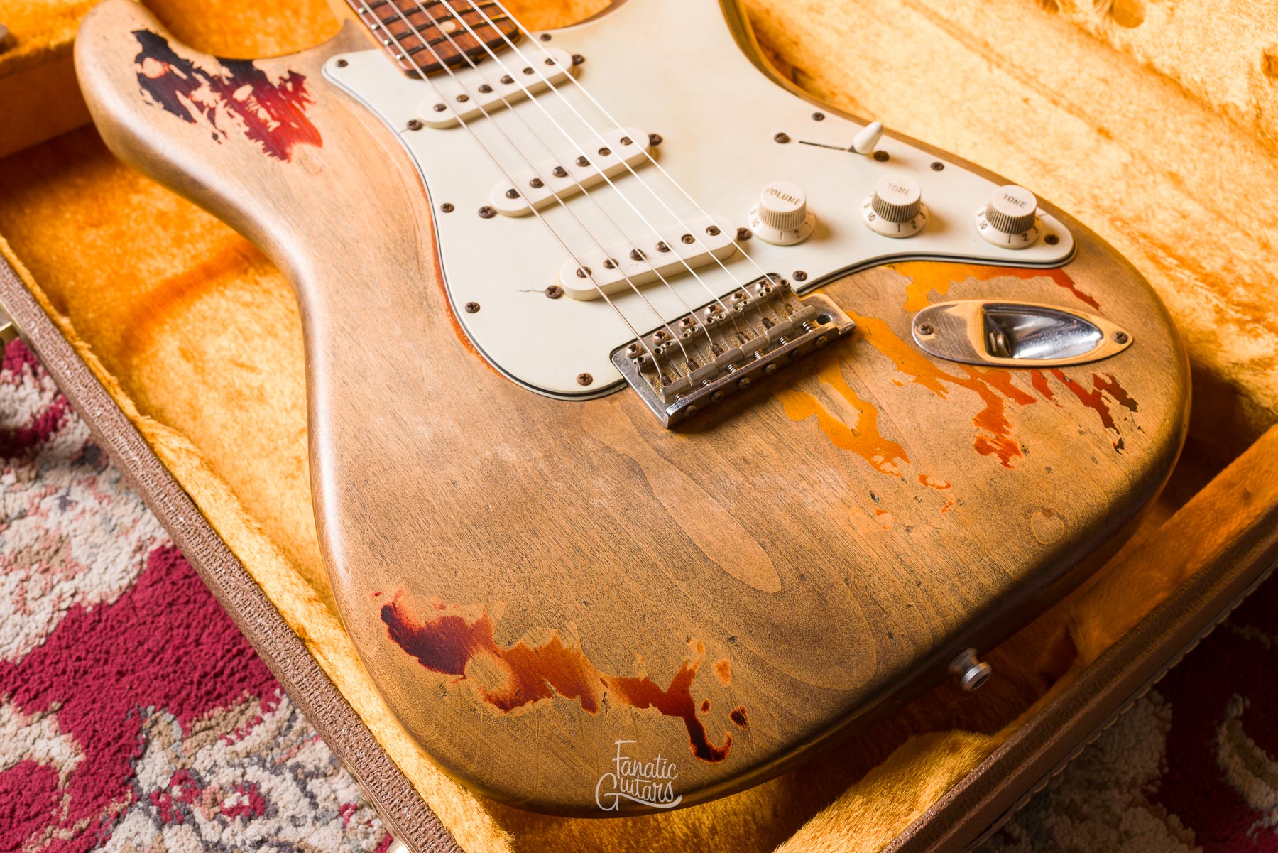 Fender Custom Shop Rory Gallagher Signature Stratocaster Relic - 3-Color Sunburst #R20758 Segunda Mano