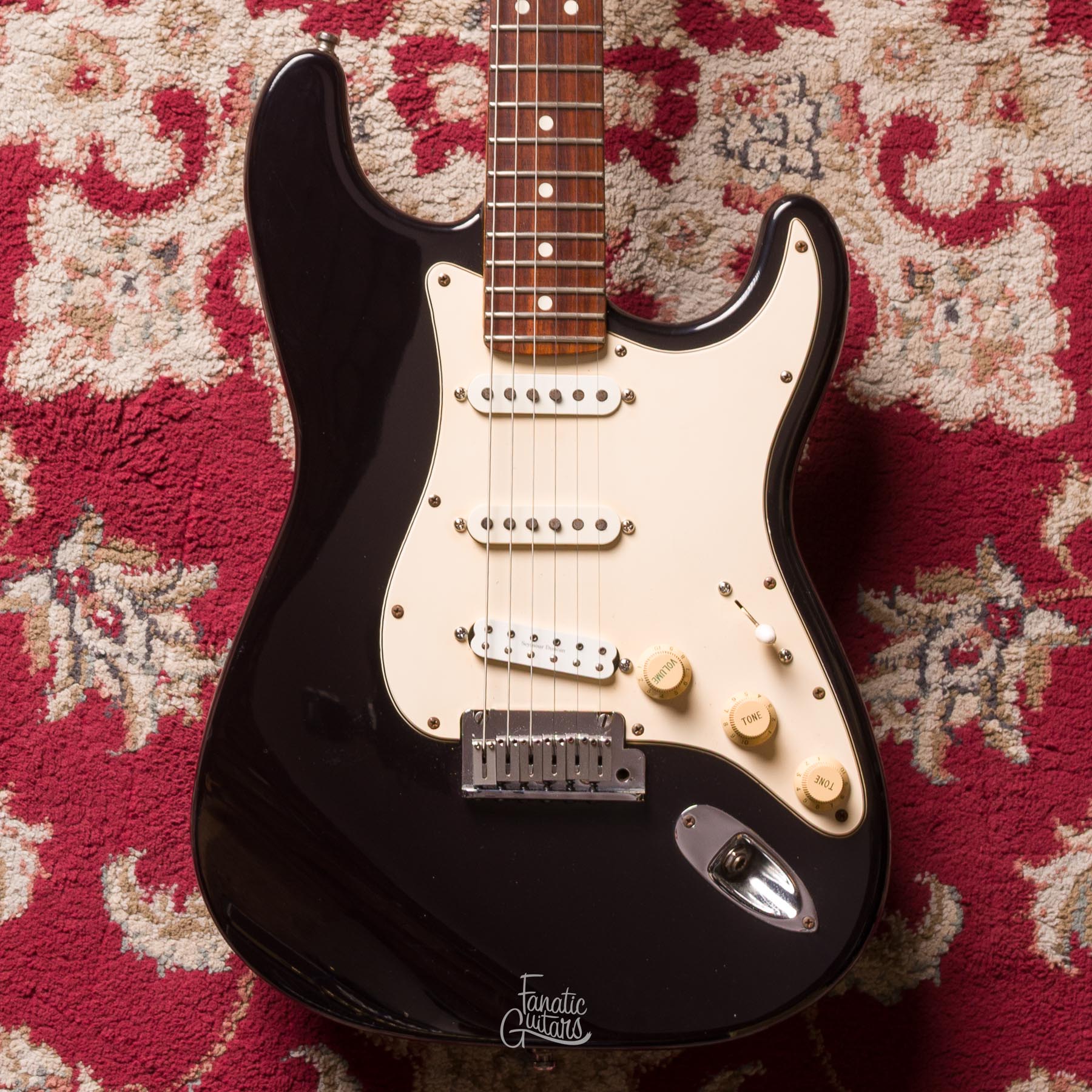 Fender American Standard Stratocaster 1995 - Black #N563632 Segunda Mano
