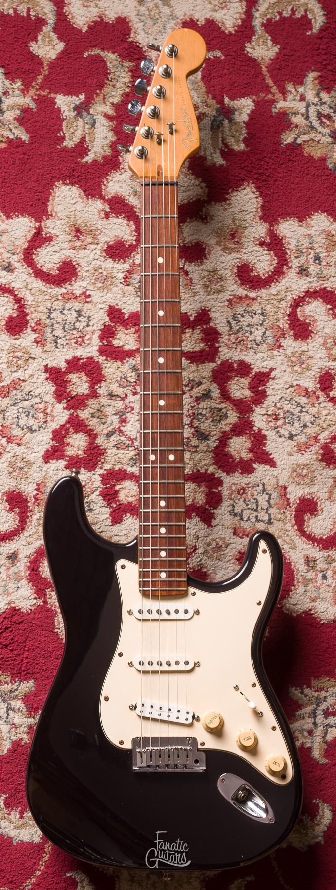 Fender American Standard Stratocaster 1995 - Black #N563632 Segunda Mano