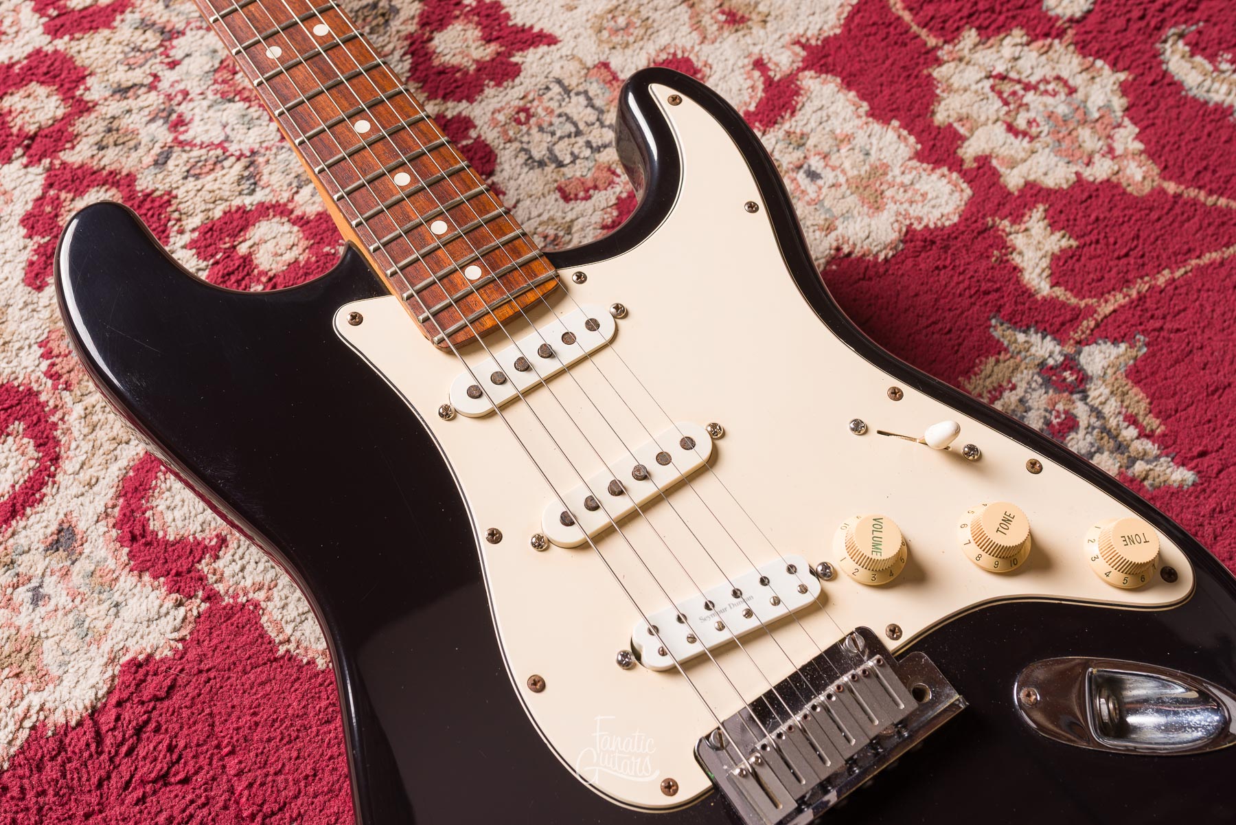 Fender American Standard Stratocaster 1995 - Black #N563632 Segunda Mano