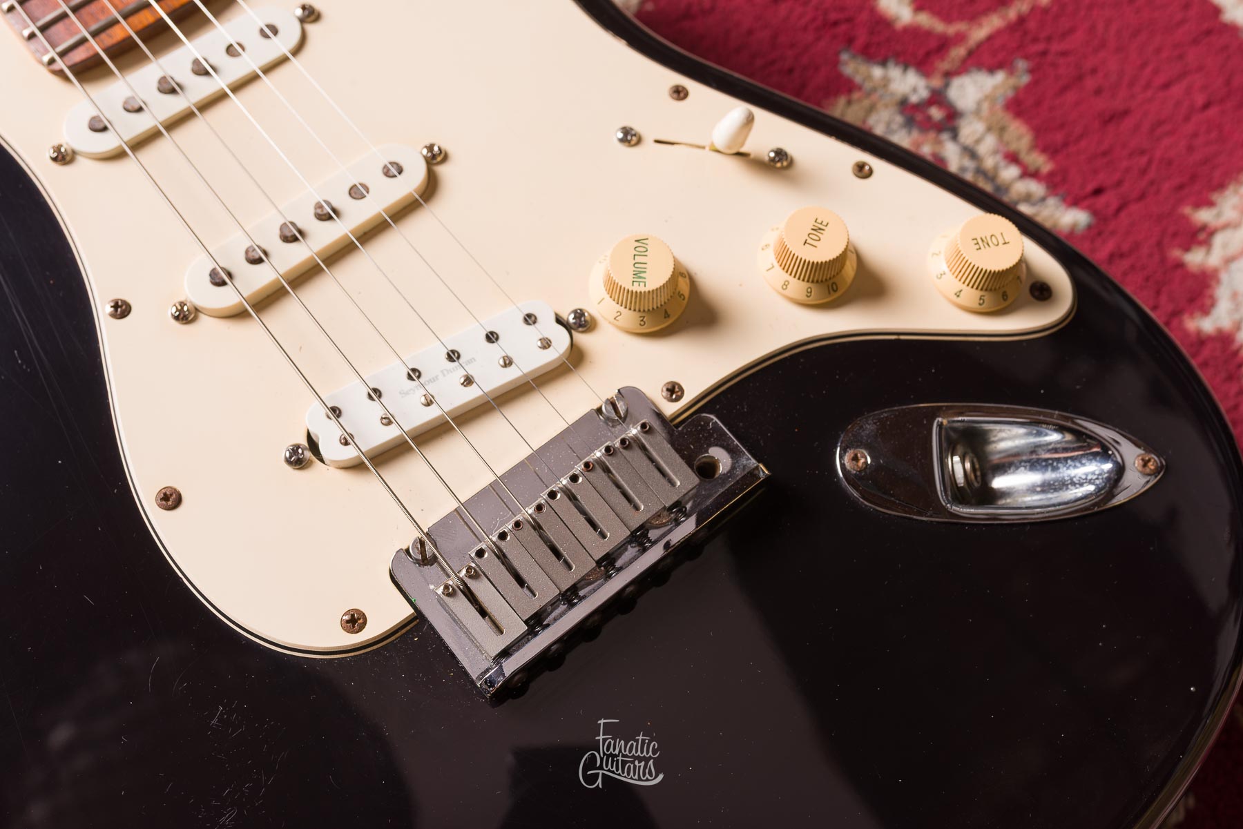 Fender American Standard Stratocaster 1995 - Black #N563632 Segunda Mano