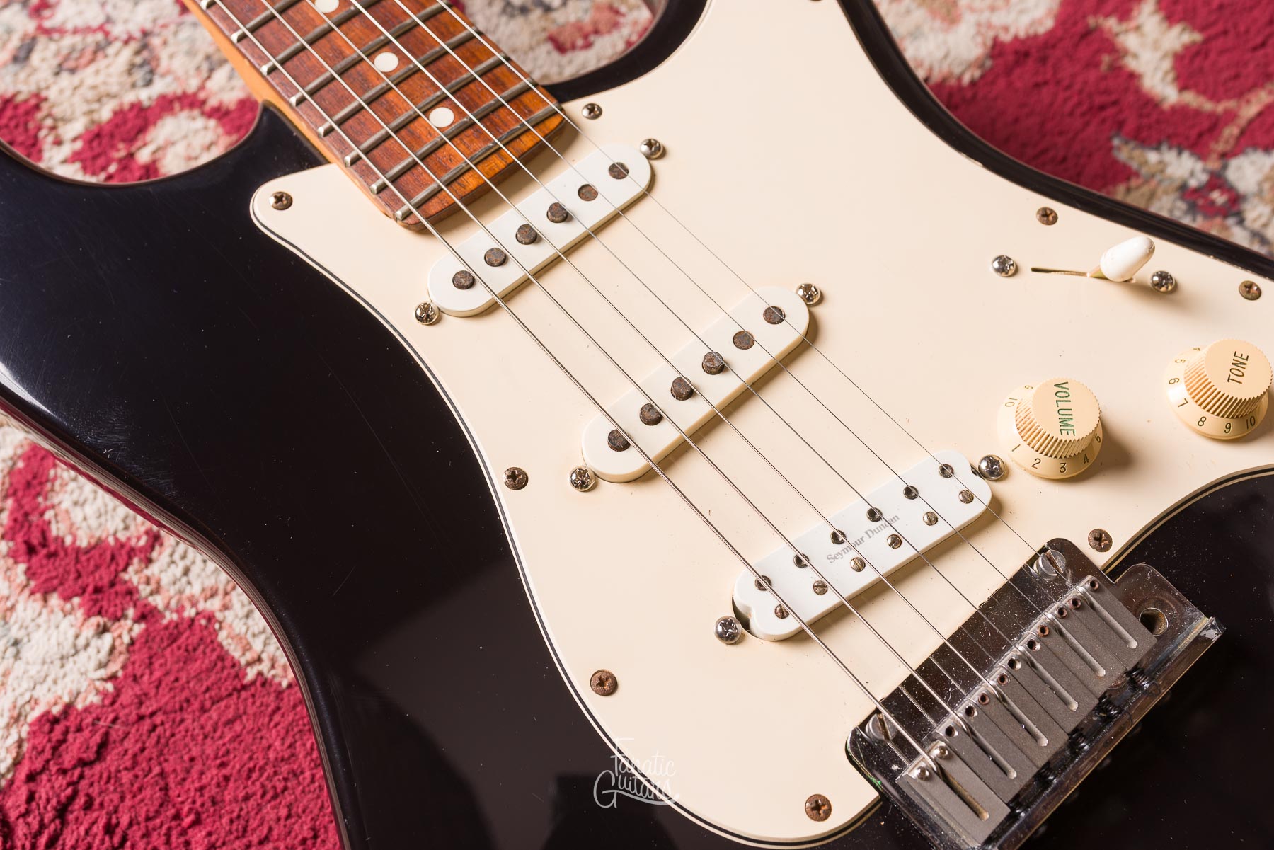 Fender American Standard Stratocaster 1995 - Black #N563632 Segunda Mano