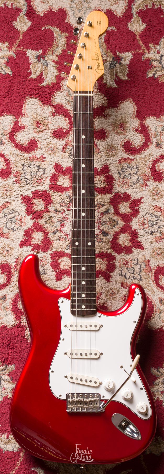 Fender 1985 Stratocaster Japan ST62-55 - Candy Apple Red #A016683 Segunda Mano