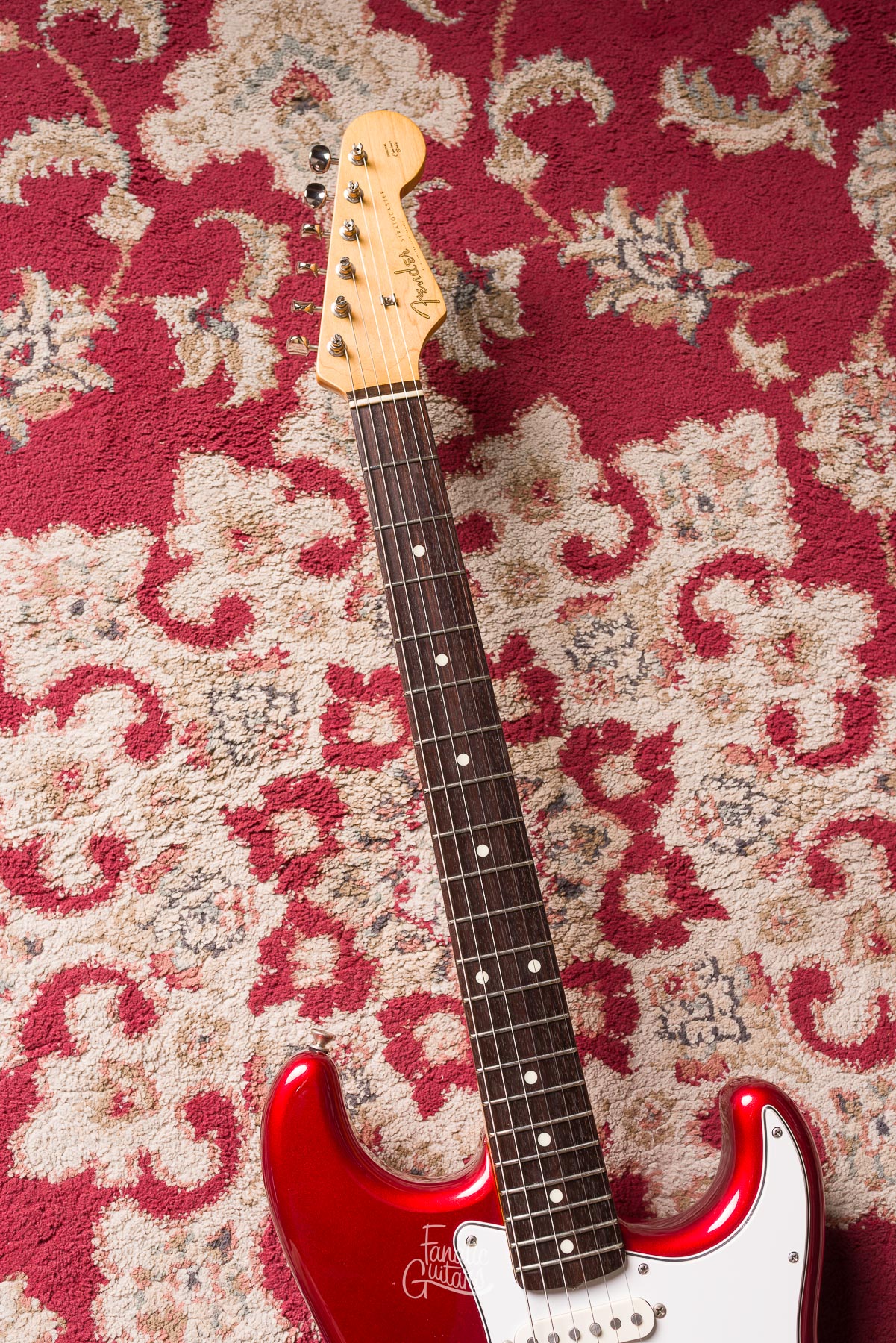 Fender 1985 Stratocaster Japan ST62-55 - Candy Apple Red #A016683 Segunda Mano