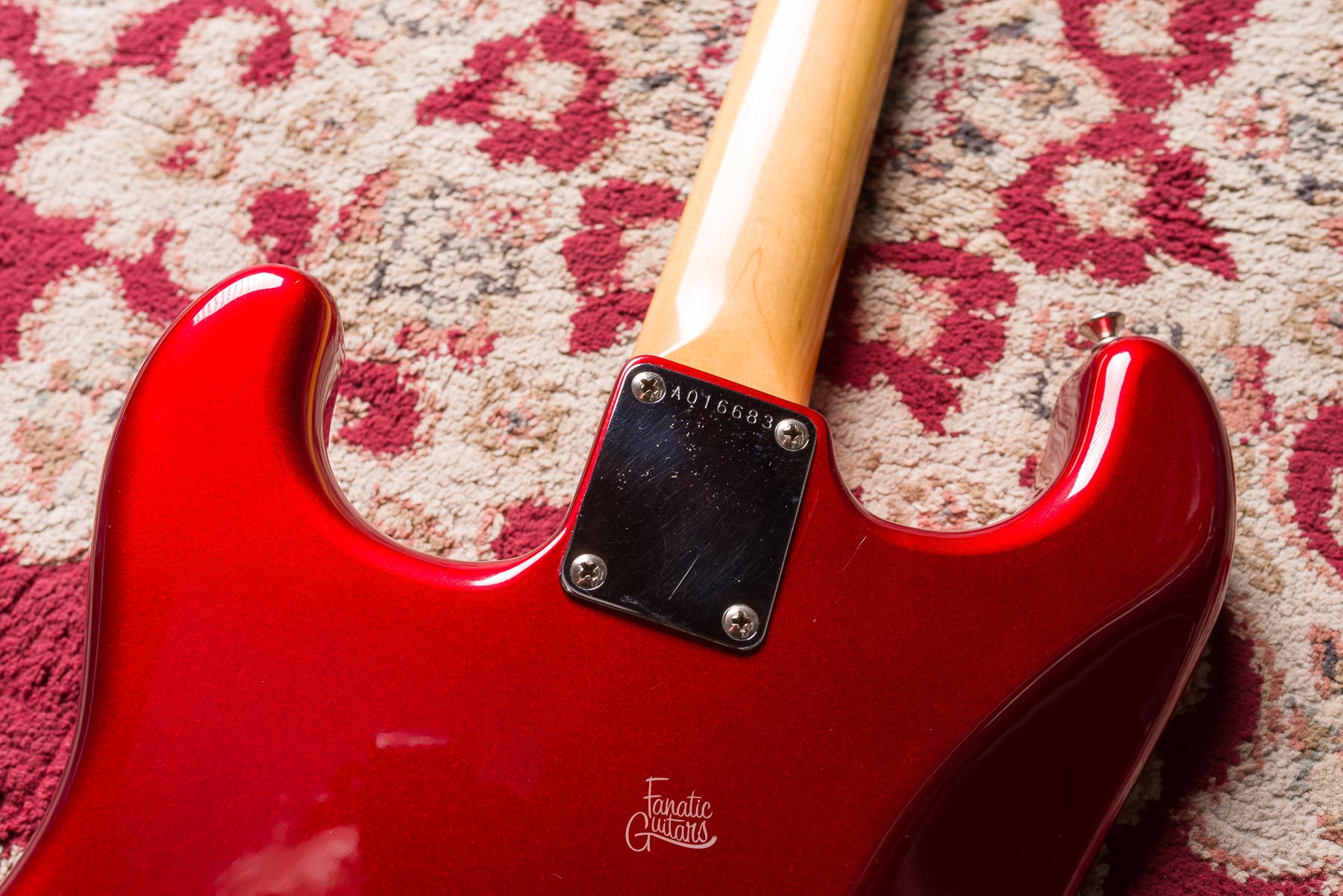Fender 1985 Stratocaster Japan ST62-55 - Candy Apple Red #A016683 Segunda Mano