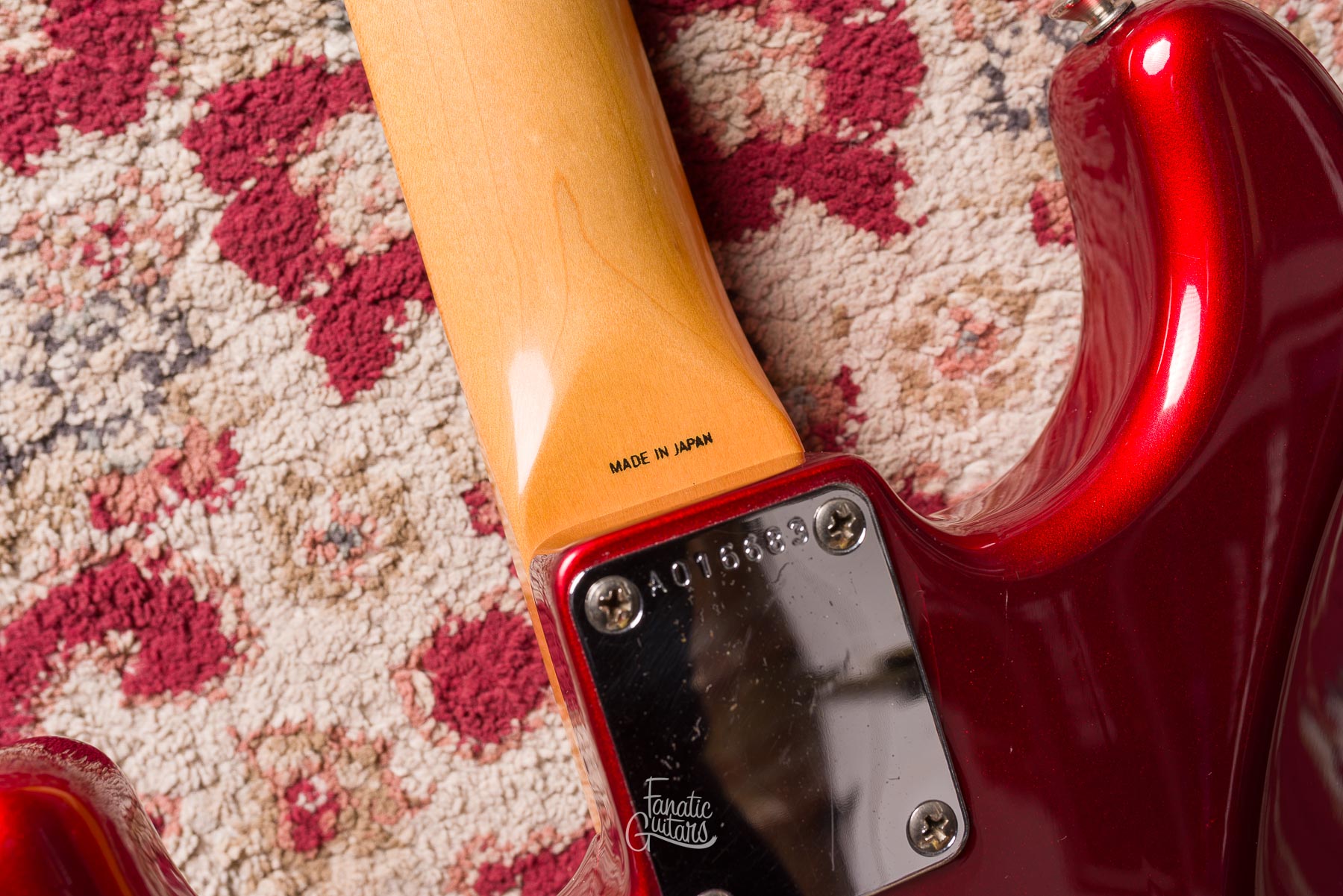 Fender 1985 Stratocaster Japan ST62-55 - Candy Apple Red #A016683 Segunda Mano