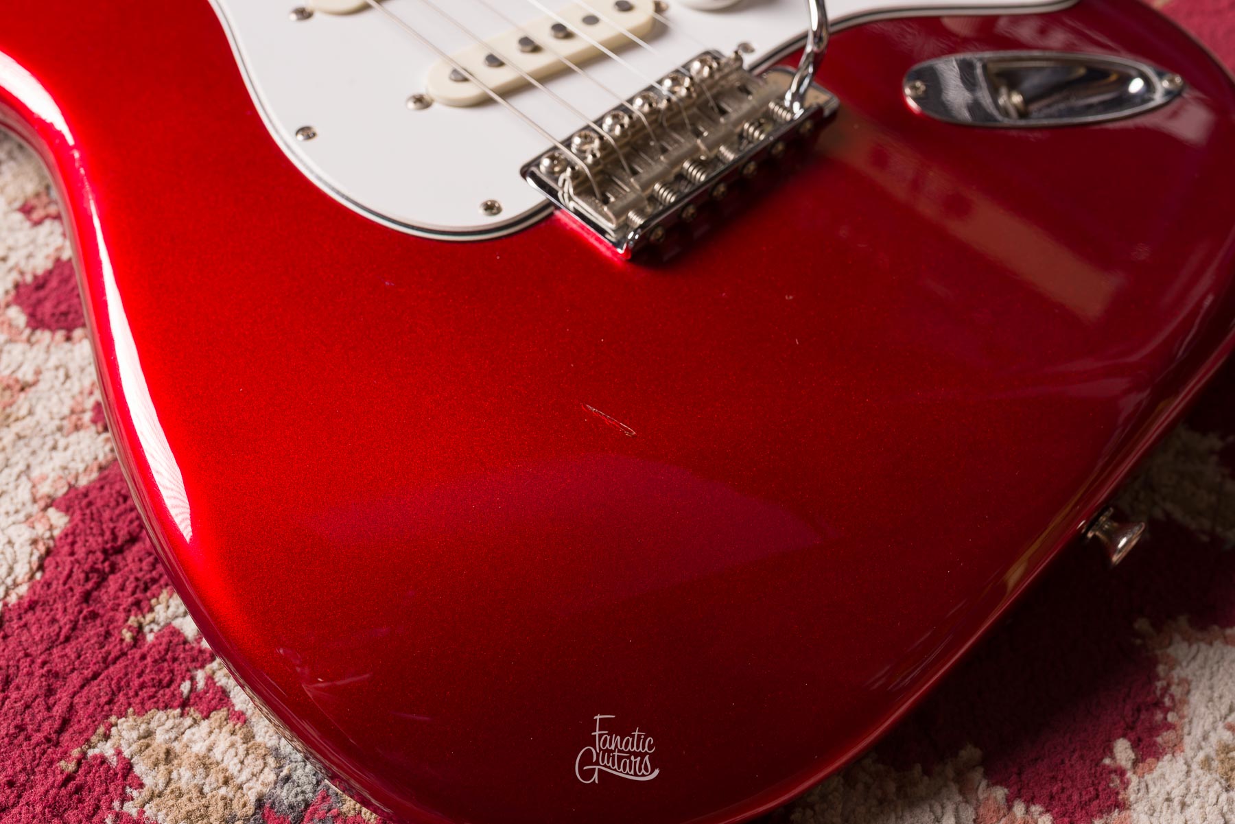 Fender 1985 Stratocaster Japan ST62-55 - Candy Apple Red #A016683 Segunda Mano
