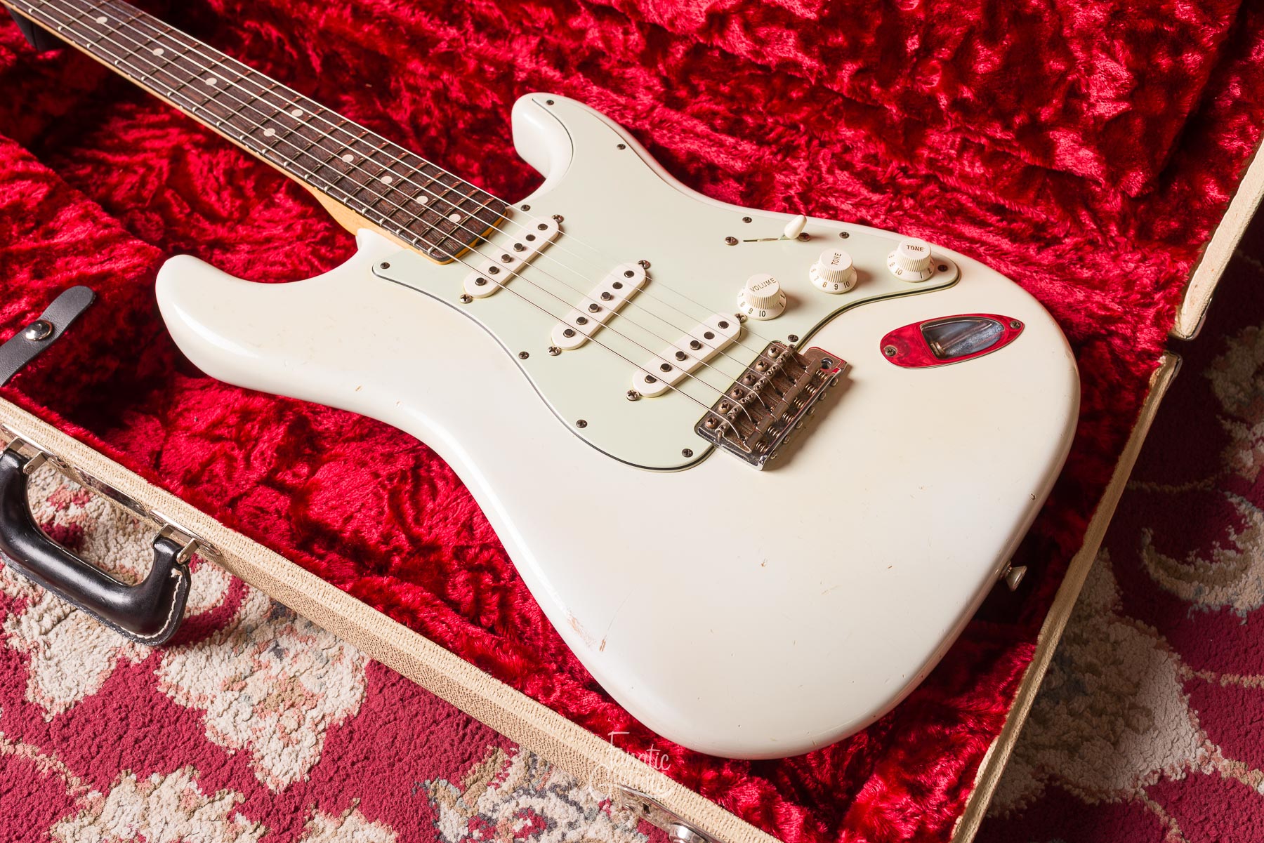 Fender Custom Shop 63 Stratocaster Relic - Olympic White #R66311 Segunda Mano