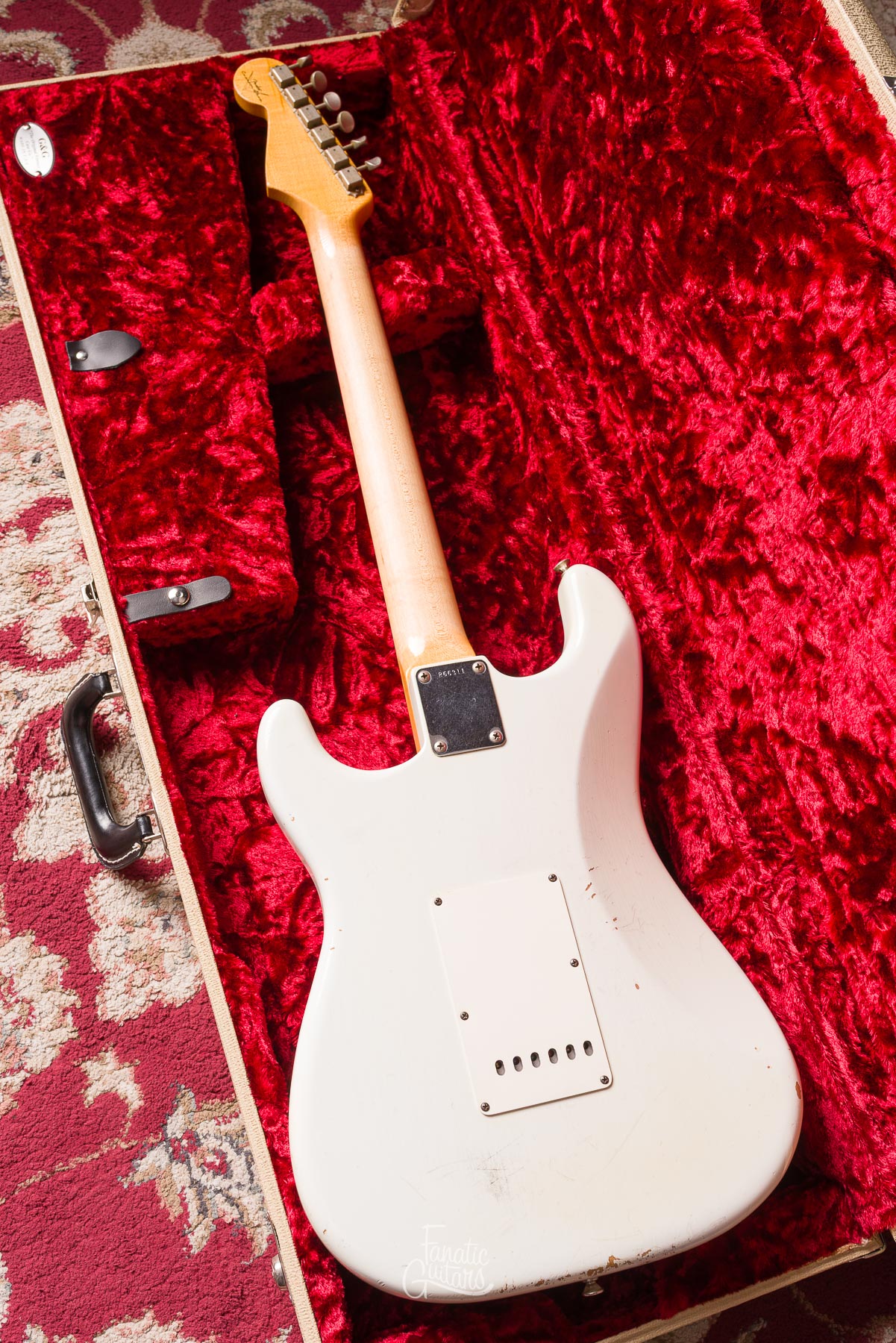 Fender Custom Shop 63 Stratocaster Relic - Olympic White #R66311 Segunda Mano