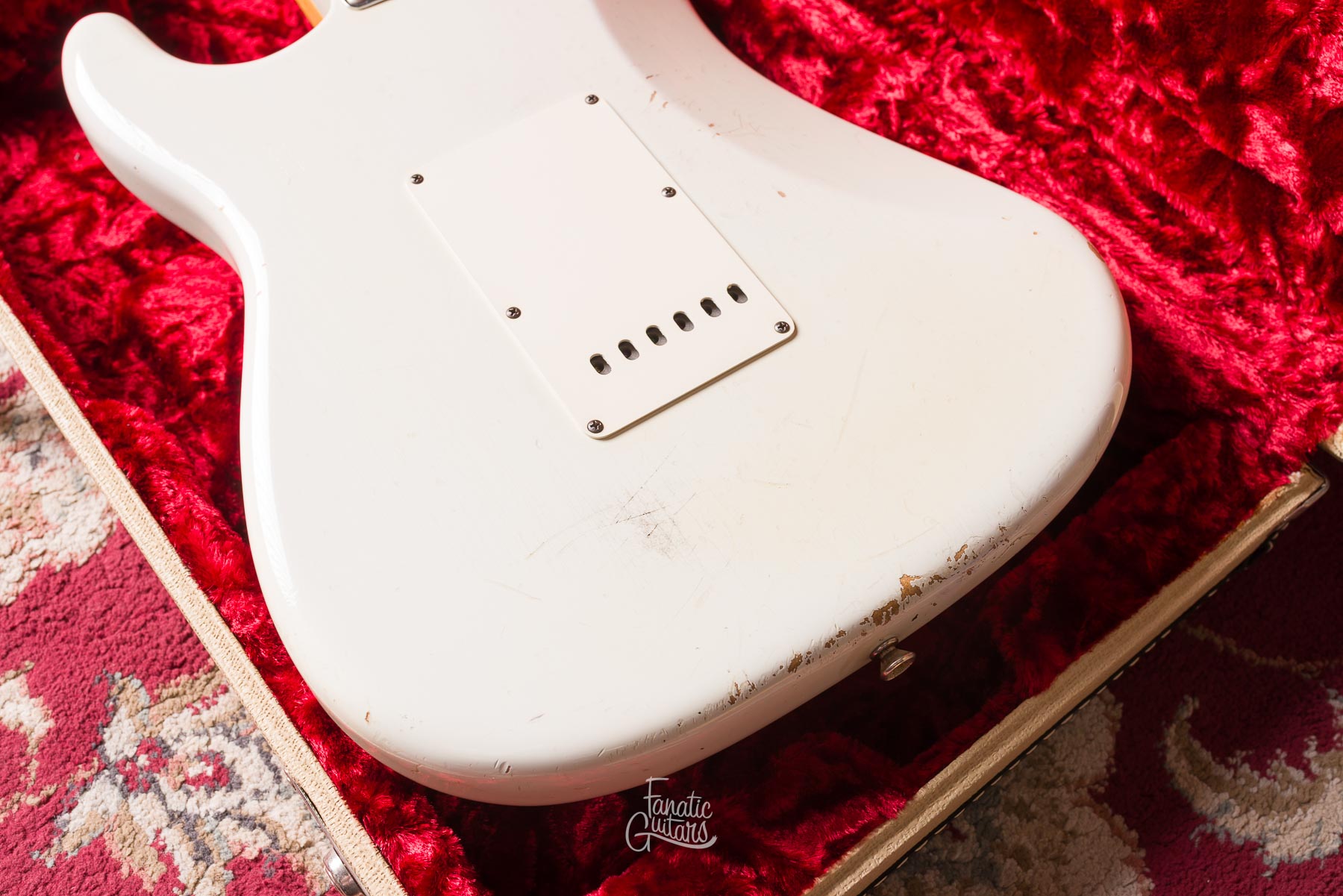 Fender Custom Shop 63 Stratocaster Relic - Olympic White #R66311 Segunda Mano