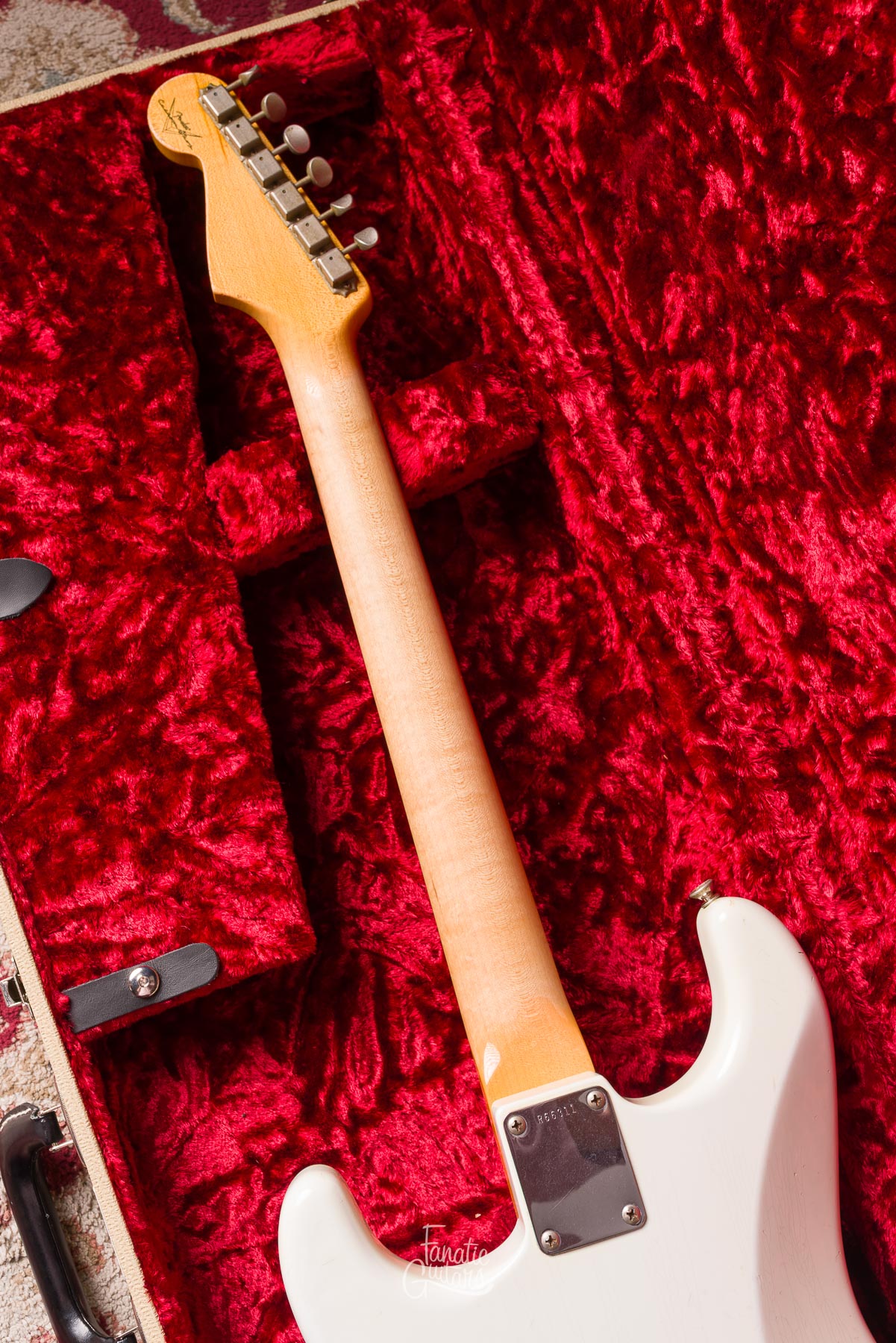 Fender Custom Shop 63 Stratocaster Relic - Olympic White #R66311 Segunda Mano