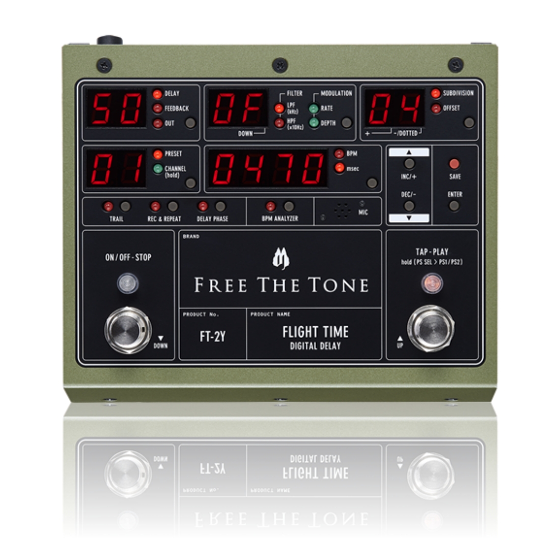 Free The Tone FT-2Y Flight Time Digital Delay