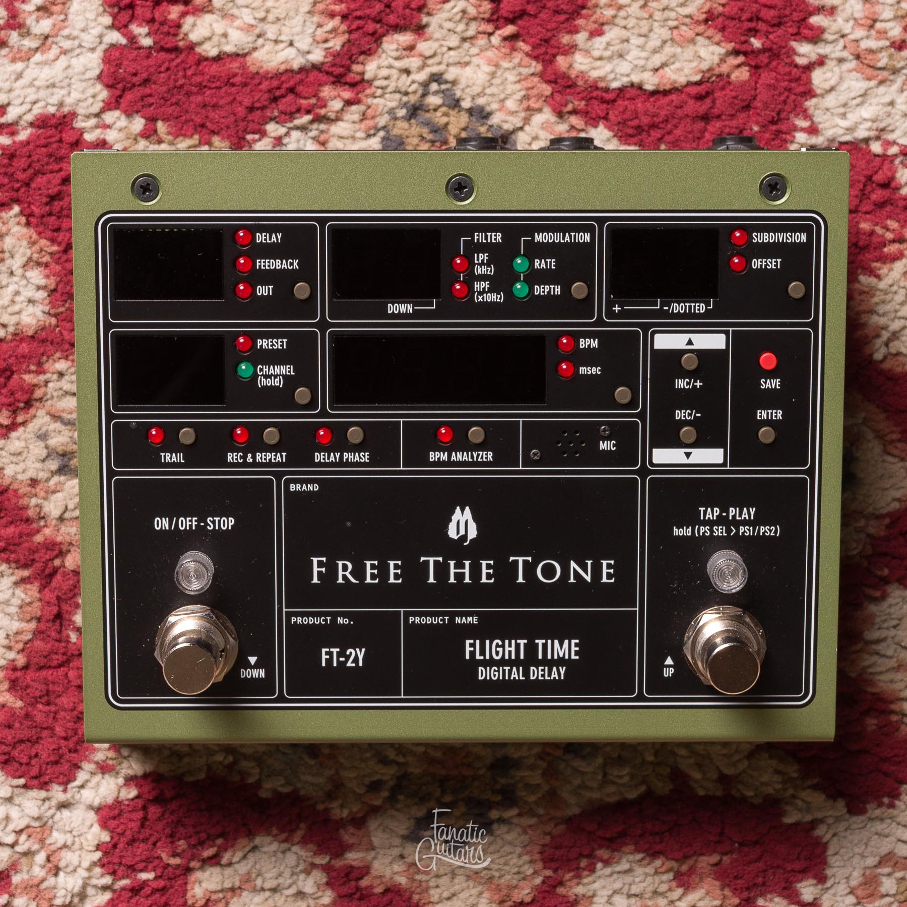 Free The Tone FT-2Y Flight Time Digital Delay B-Stock