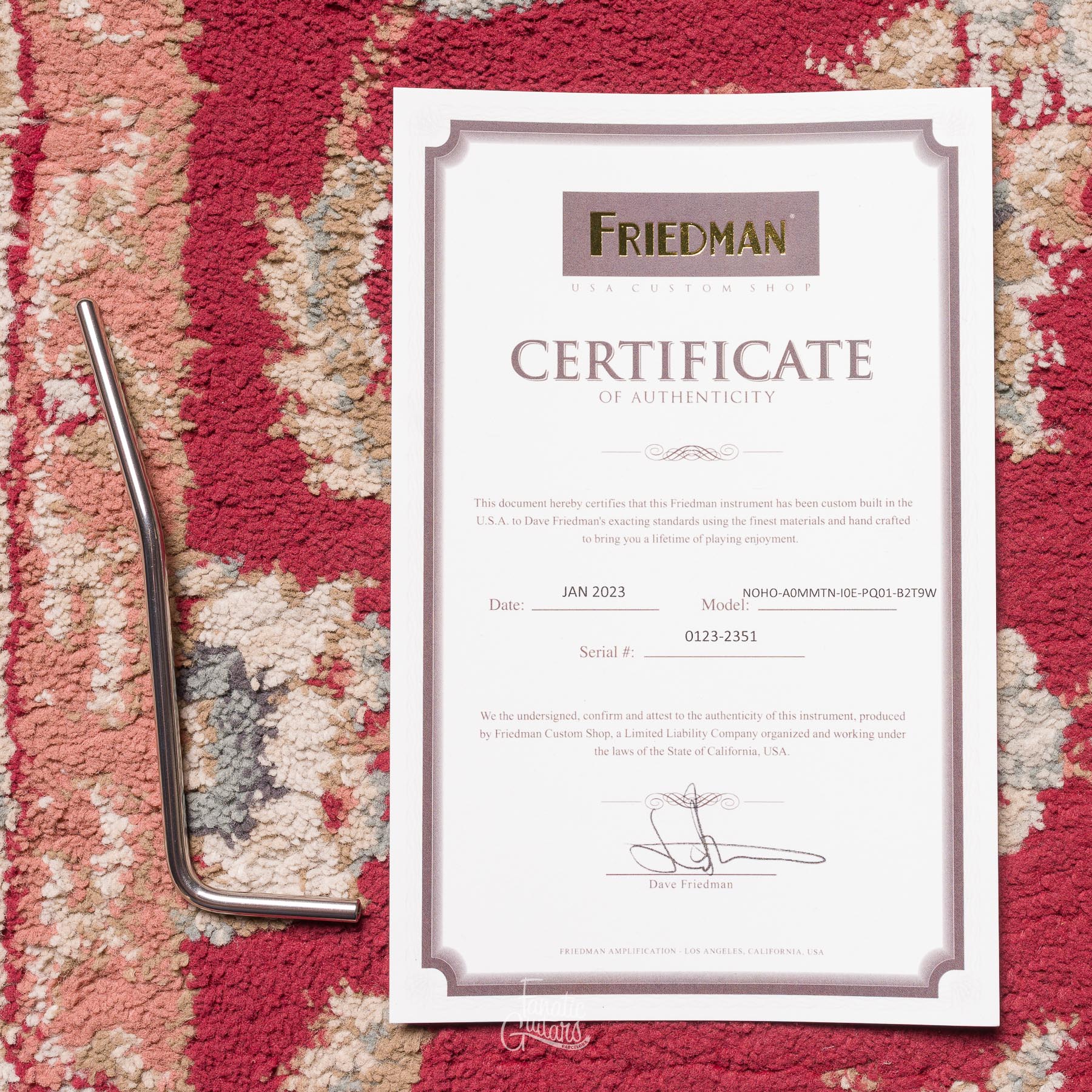 Friedman Amps Noho - PGB/WHT #0123-2351 Second Hand