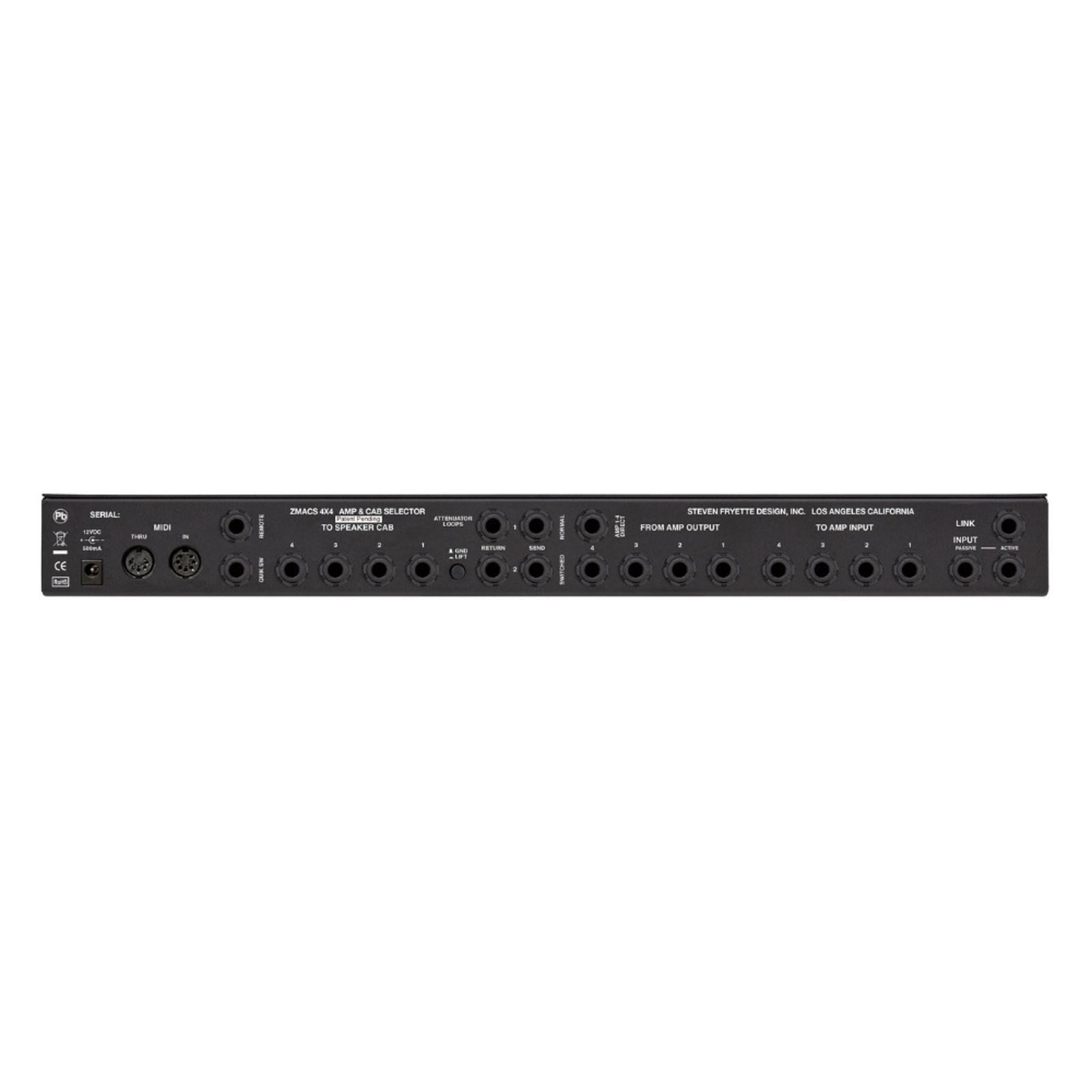Fryette ZMACS 4X4 Impedance Matching Amp/Cab Selector B-Stock