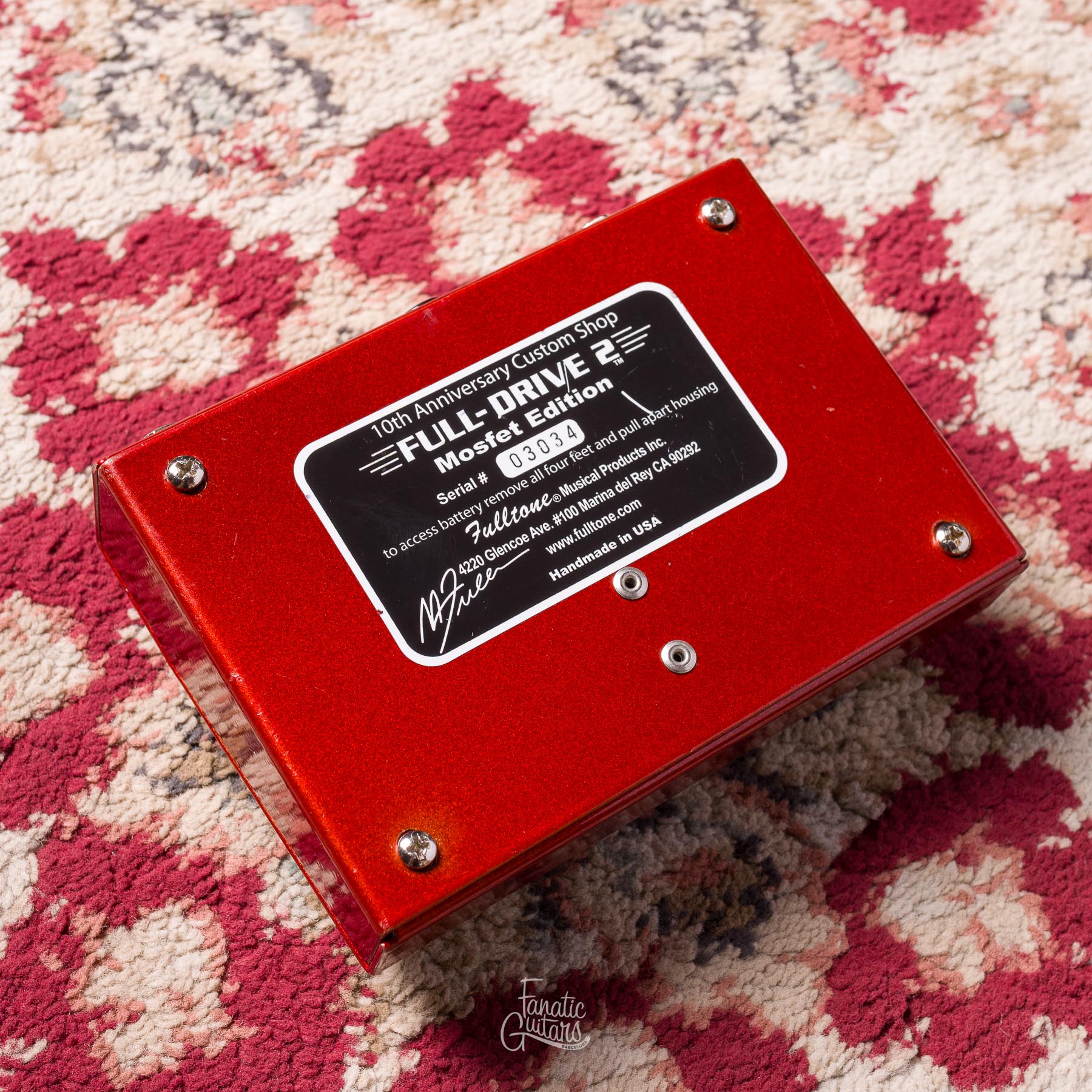 Fulltone Full-Drive 2 - 10th Anniversary MOSFET Edition #03034 Second Hand