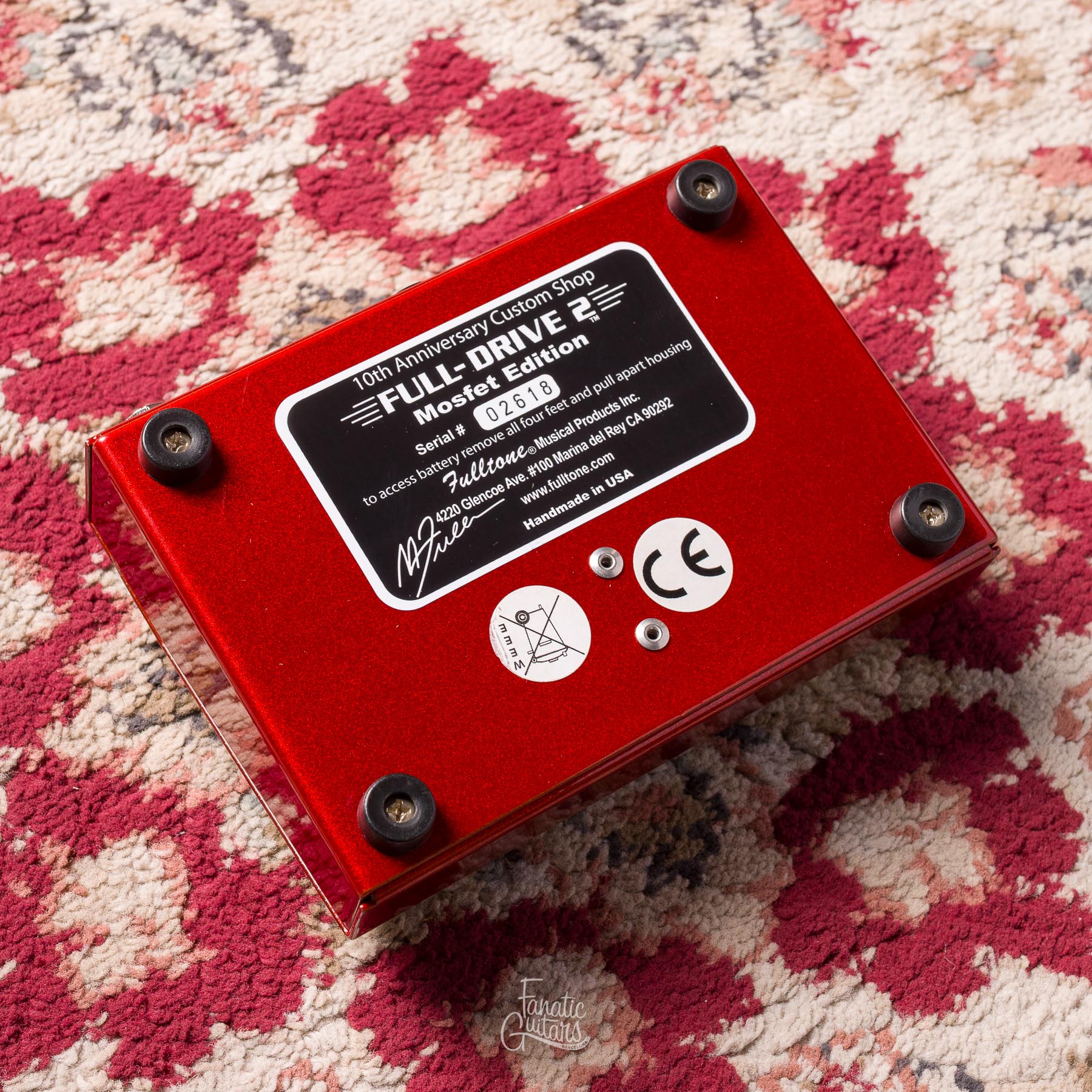 Fulltone Full-Drive 2 - 10th Anniversary MOSFET Edition #02618 Second Hand
