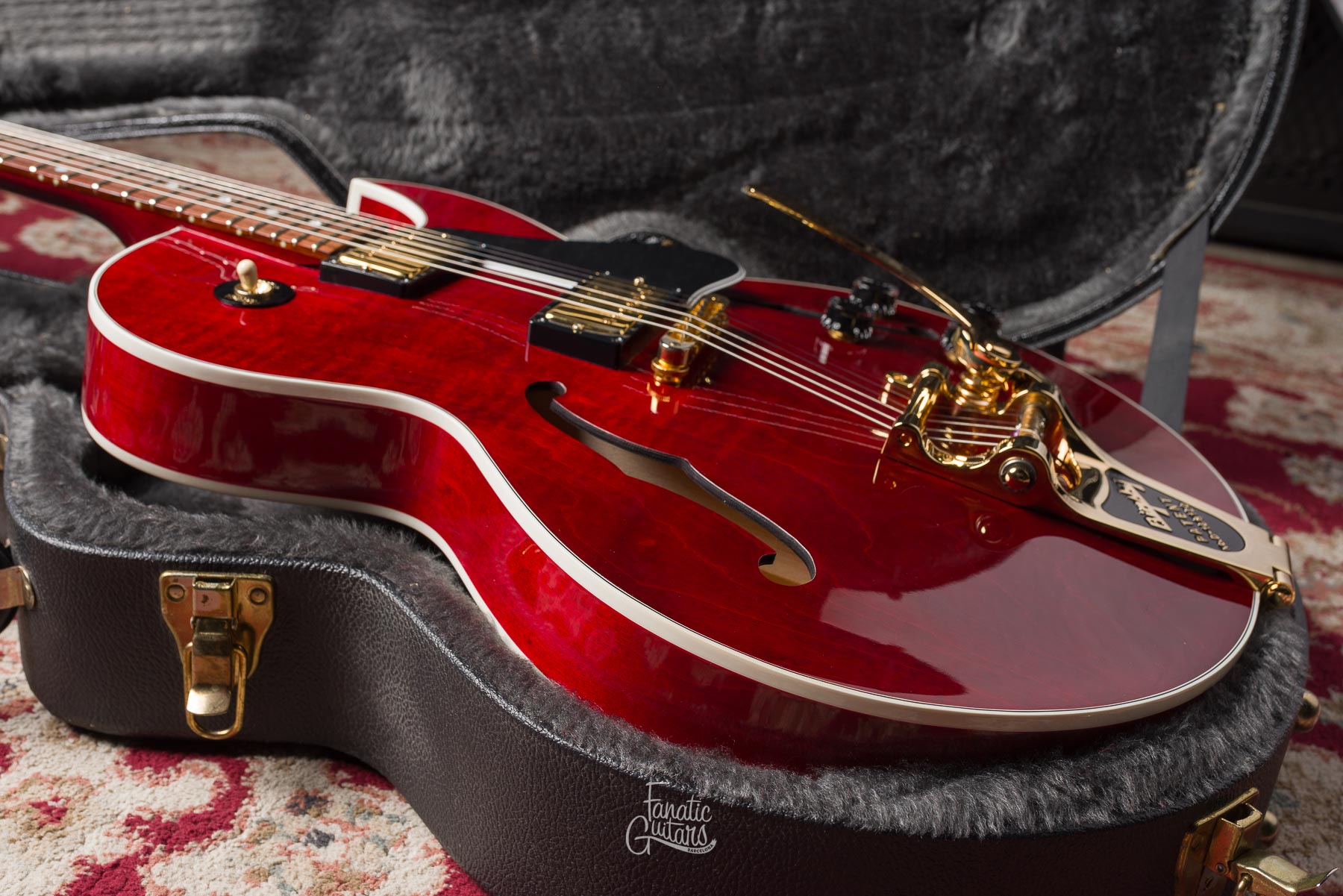 Gibson ES-135 Bigsby 2002 - Cherry #02032738 Segunda Mano